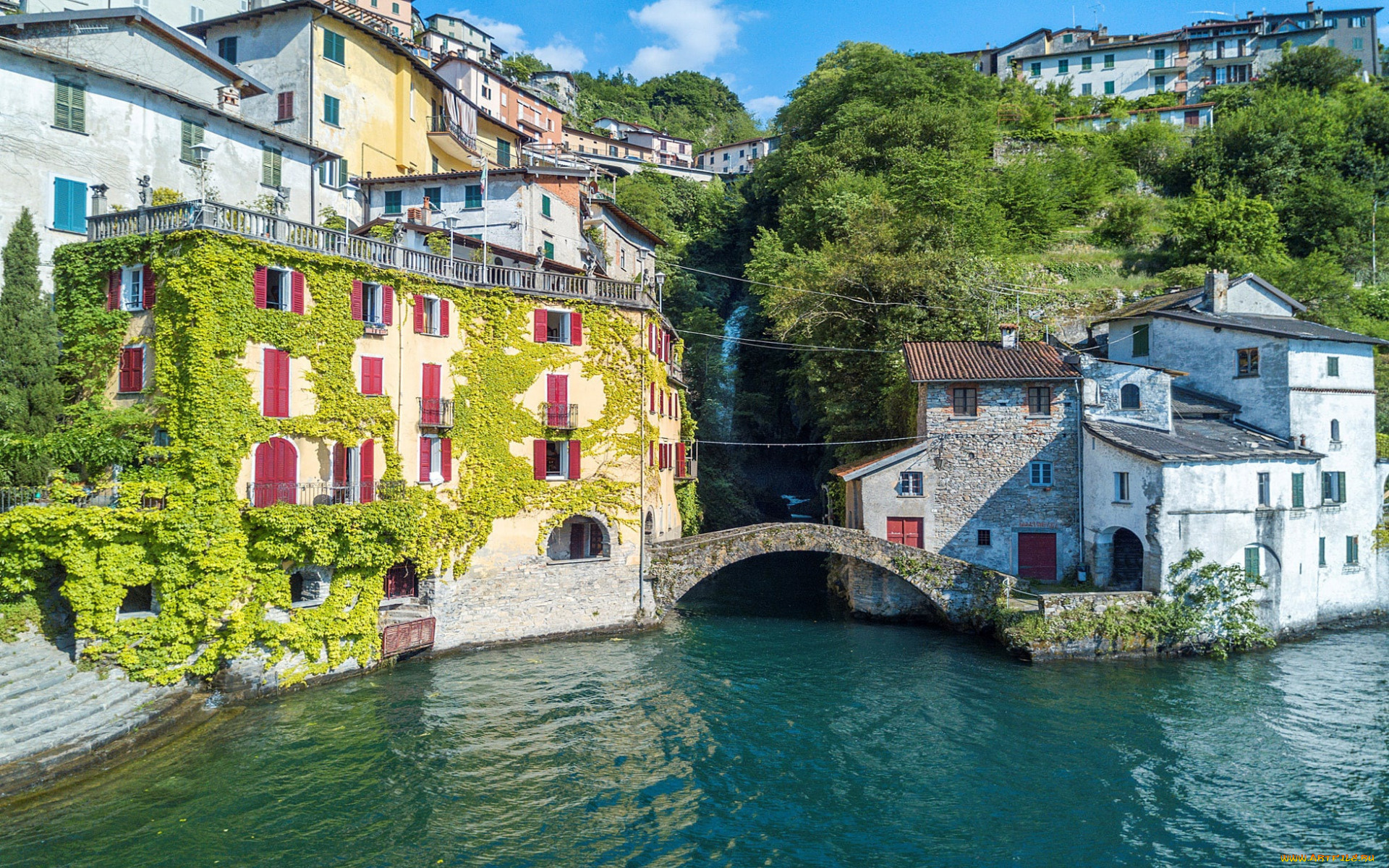 nesso, italy, города, -, улицы, , площади, , набережные