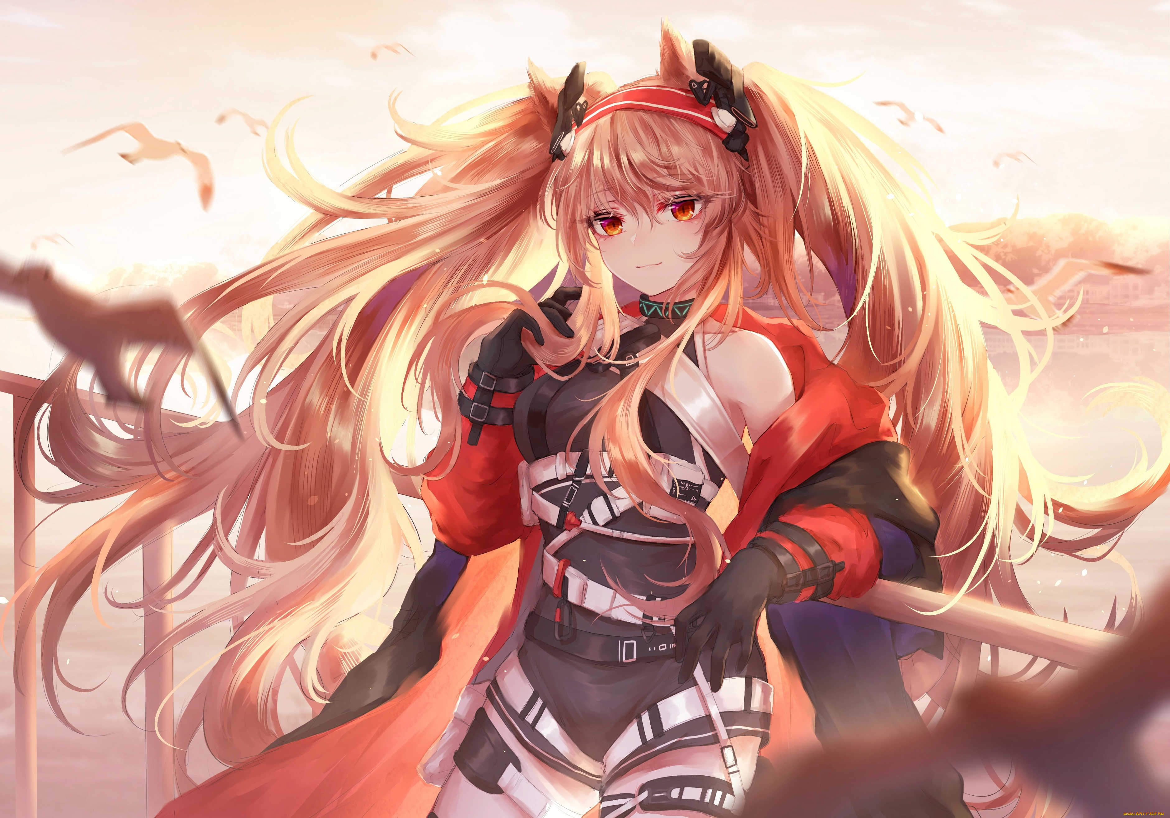 аниме, arknights, девушка