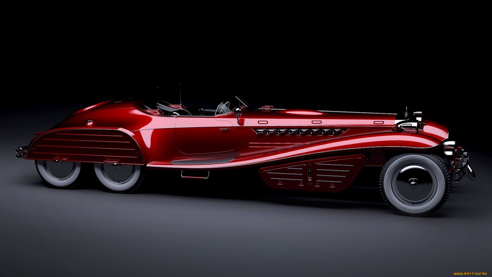 автомобили, 3д, бордовый, прототип