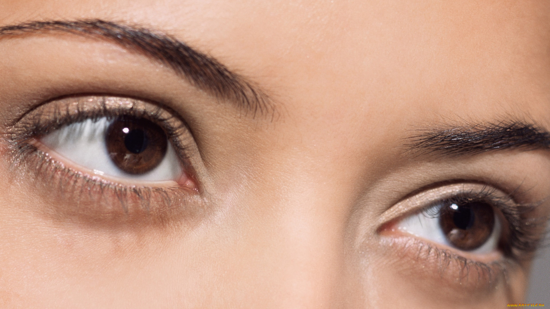 разное, глаза, карие