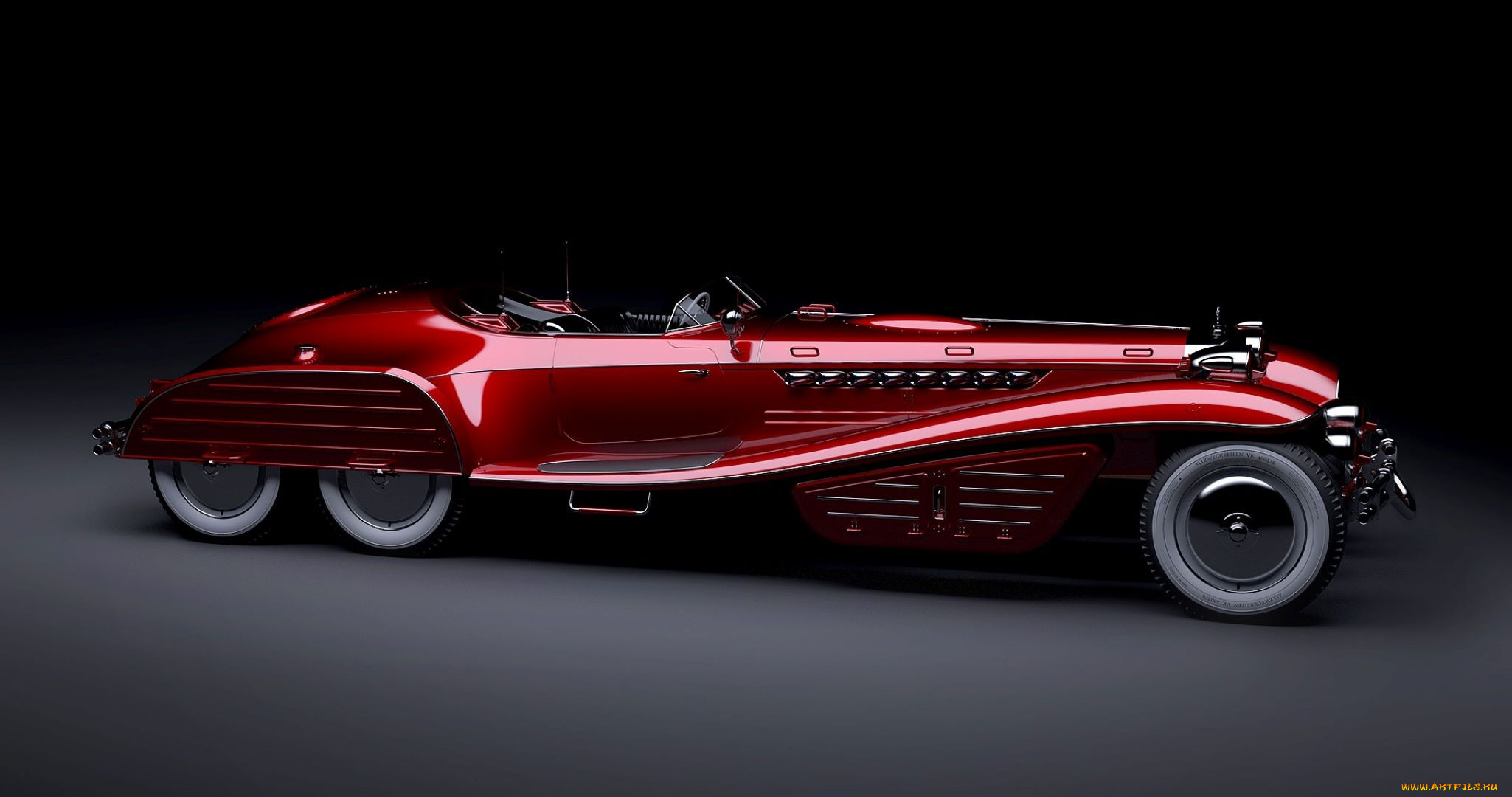 автомобили, 3д, бордовый, прототип