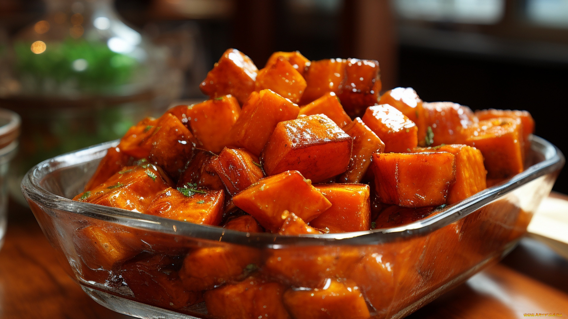 еда, тыква, запеченная