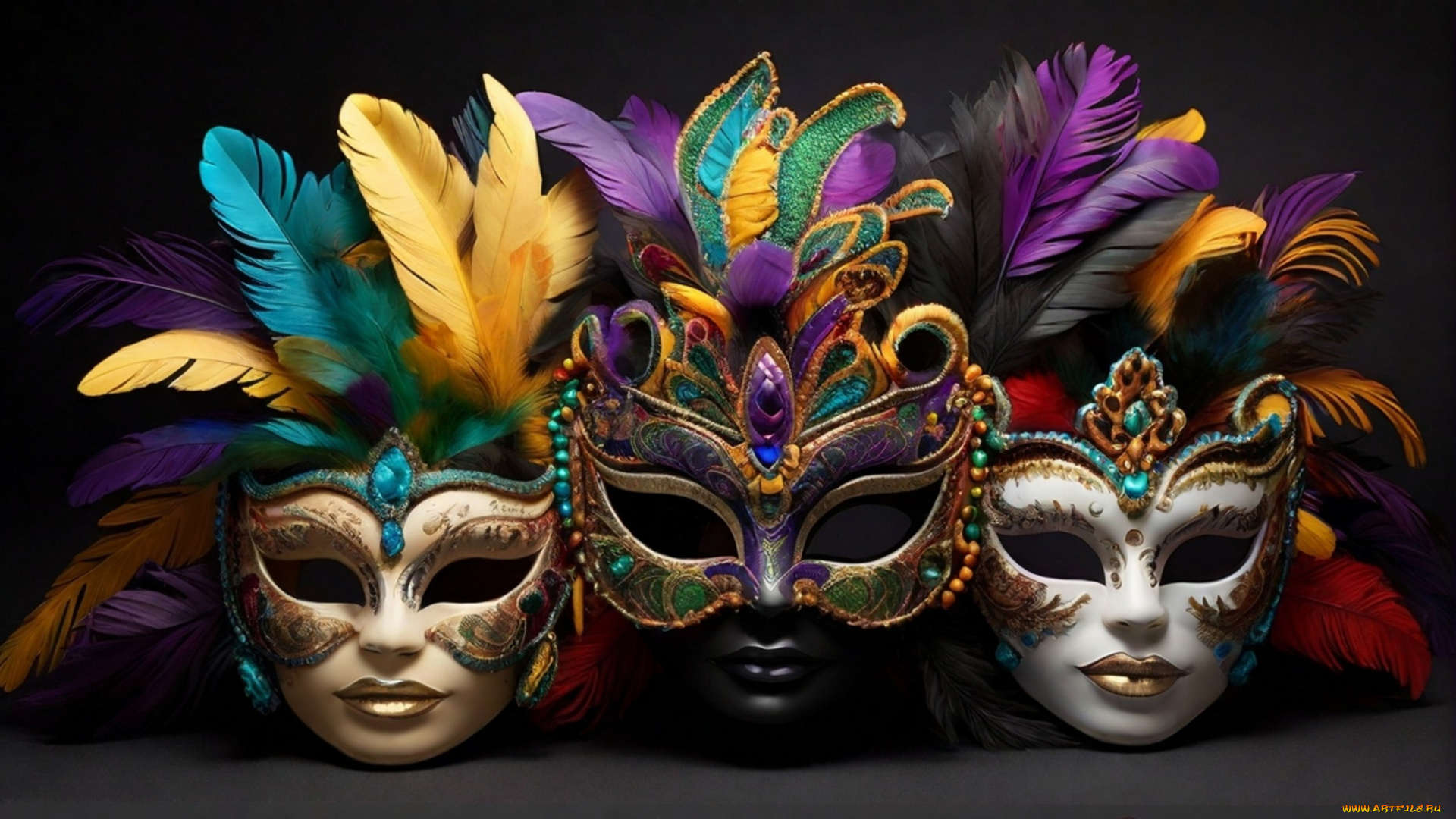 разное, маски, , карнавальные, костюмы, перья