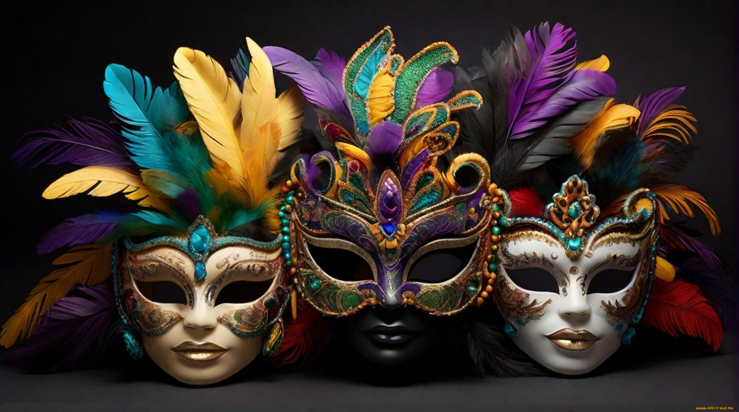 разное, маски, , карнавальные, костюмы, перья
