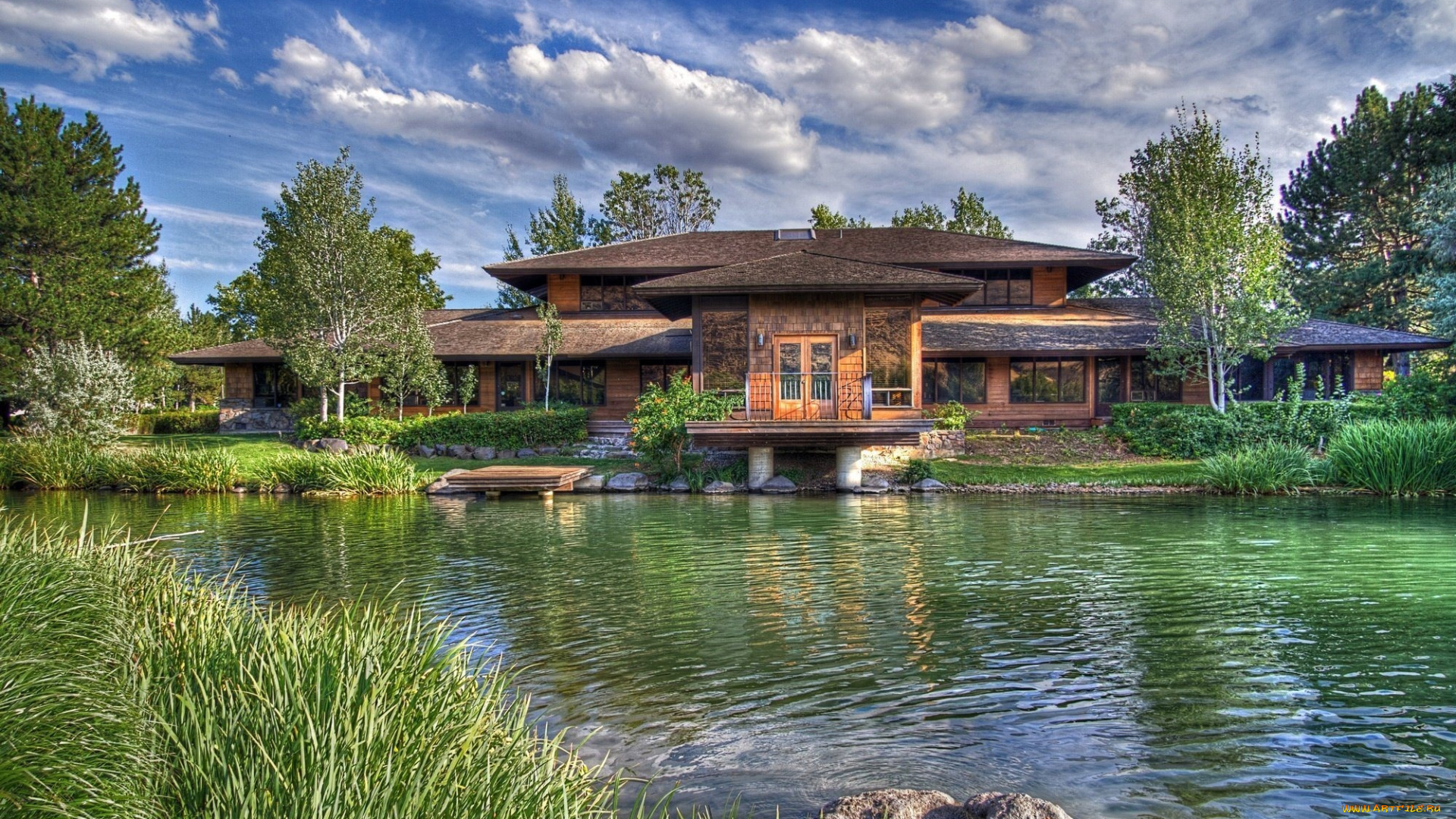 города, -, здания, , дома, пейзаж