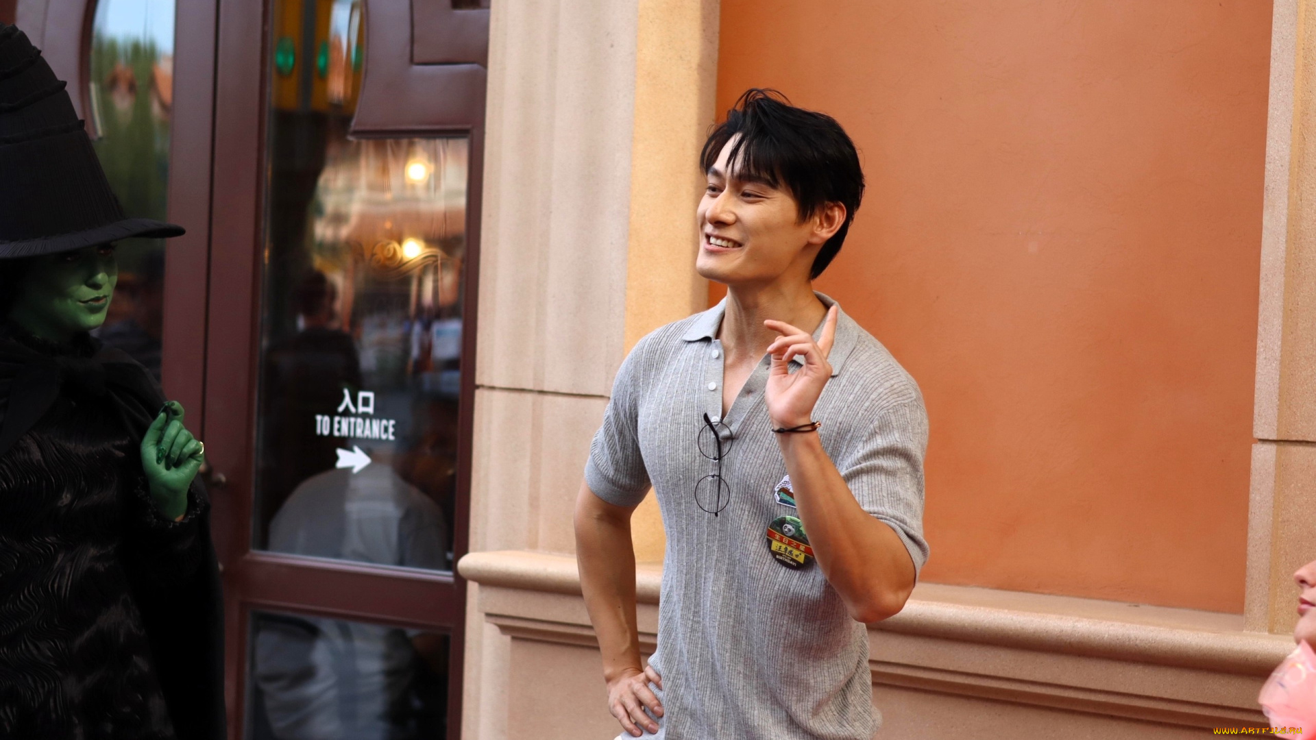 мужчины, wang, zhuocheng, актер, очки, здание, косплей, ведьма