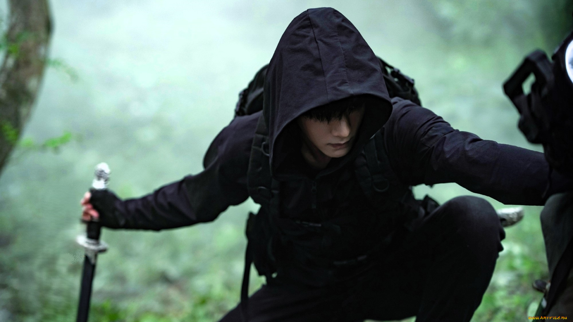 wu, xie`s, private, notes, кино, фильмы, -unknown, , другое, парень, капюшон, меч, джунгли