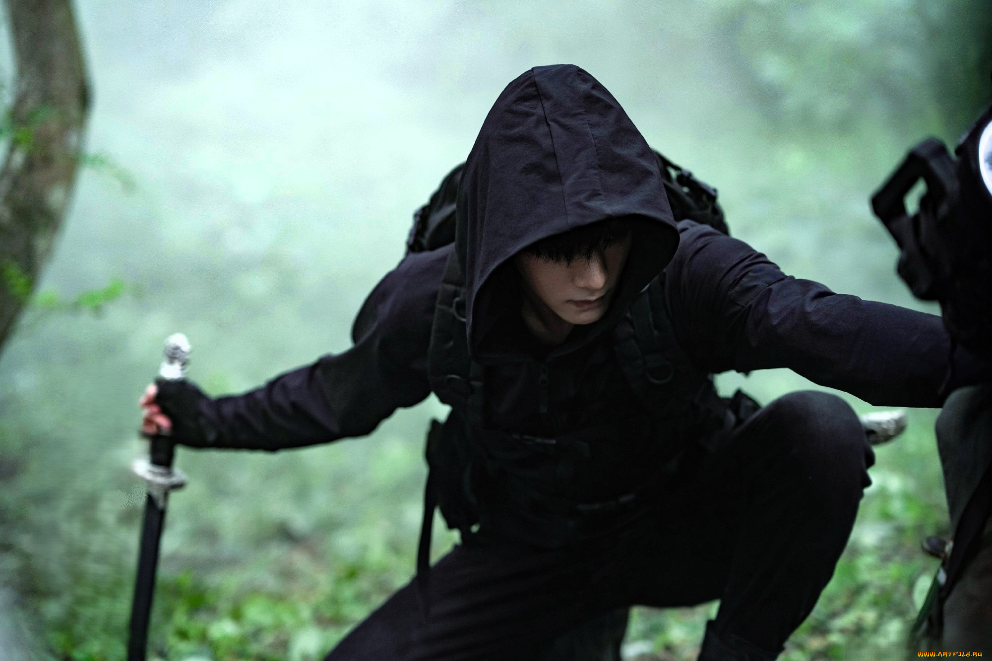 wu, xie`s, private, notes, кино, фильмы, -unknown, , другое, парень, капюшон, меч, джунгли