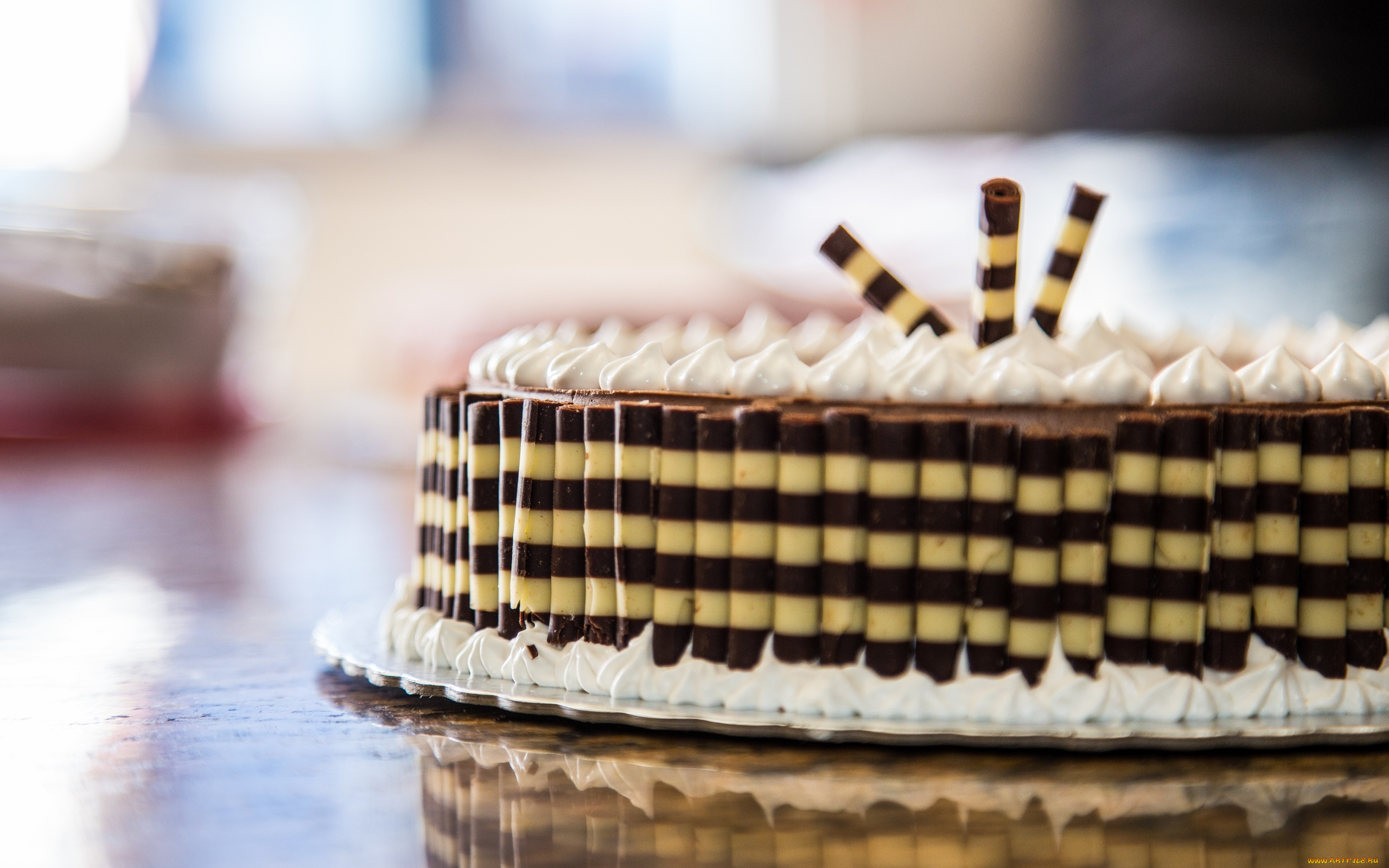 еда, торты, крем, торт, трубочки