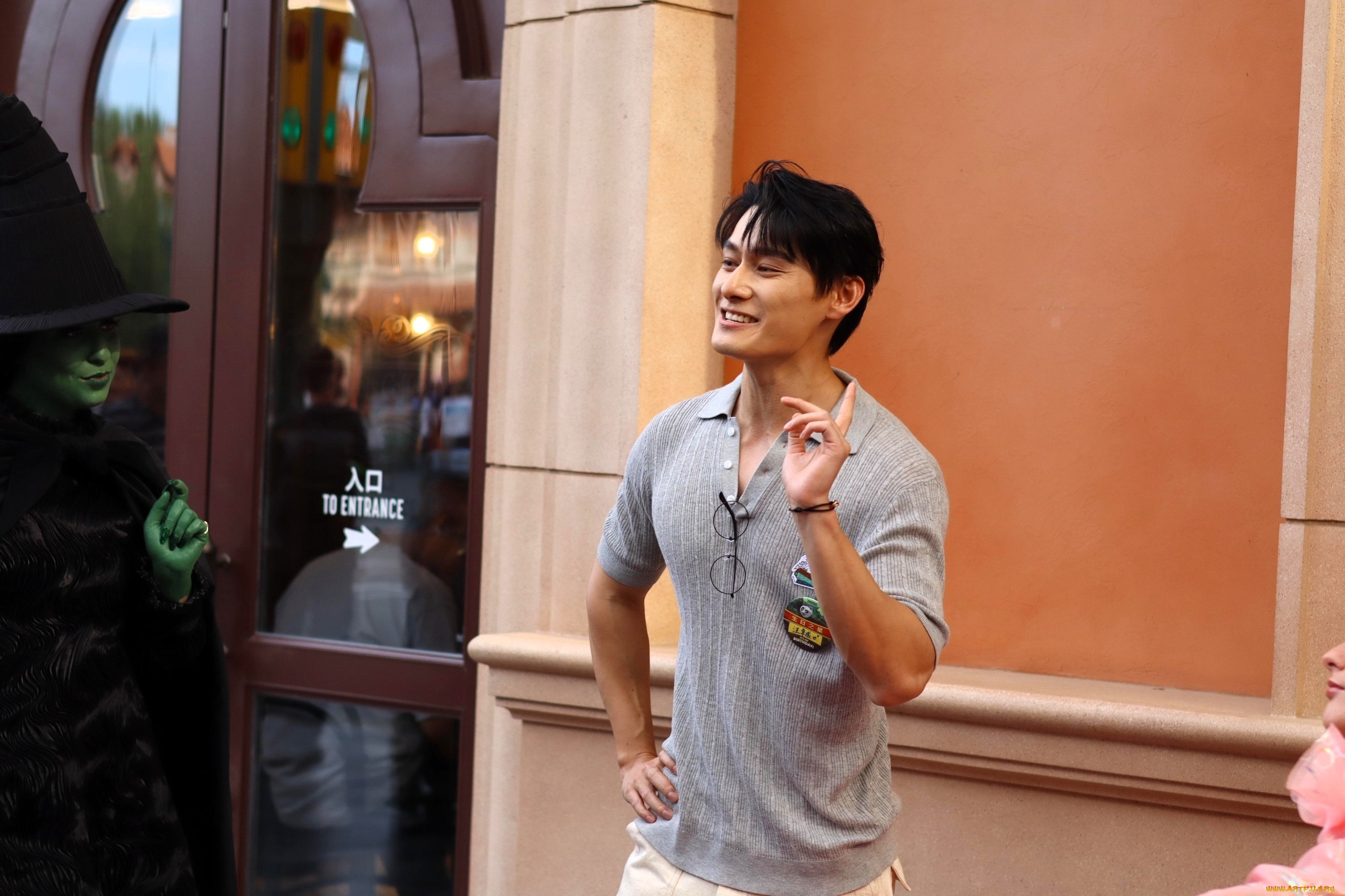 мужчины, wang, zhuocheng, актер, очки, здание, косплей, ведьма