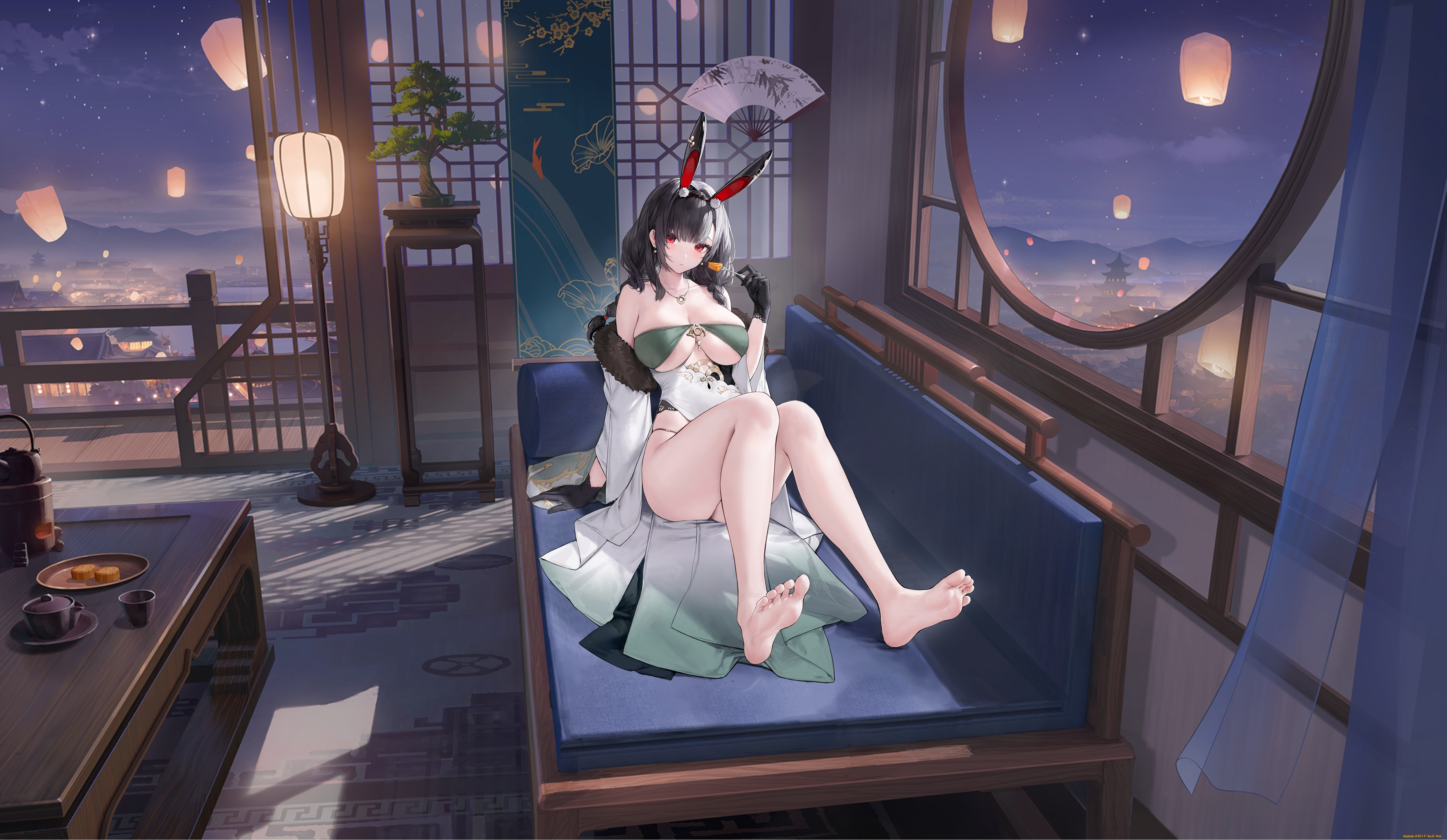 аниме, arknights, девушка