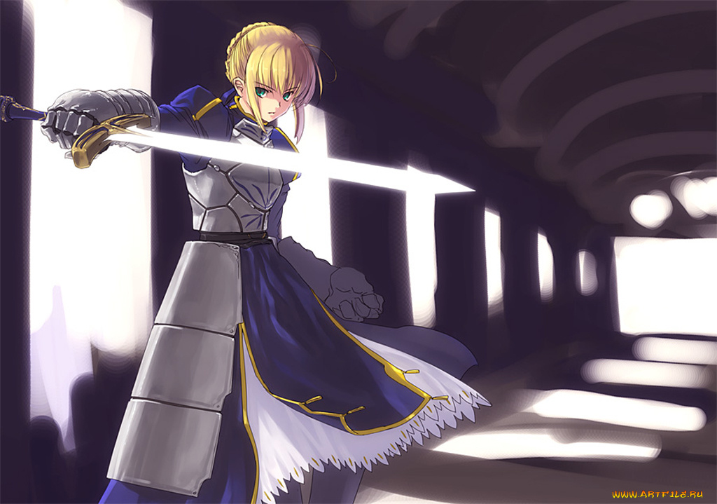 аниме, fate, stay, night