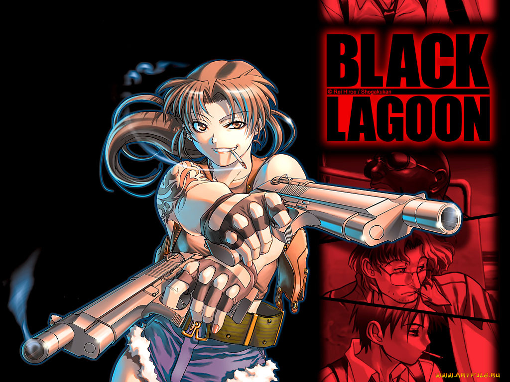 аниме, black, lagoon