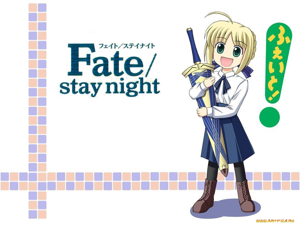 аниме, fate, stay, night
