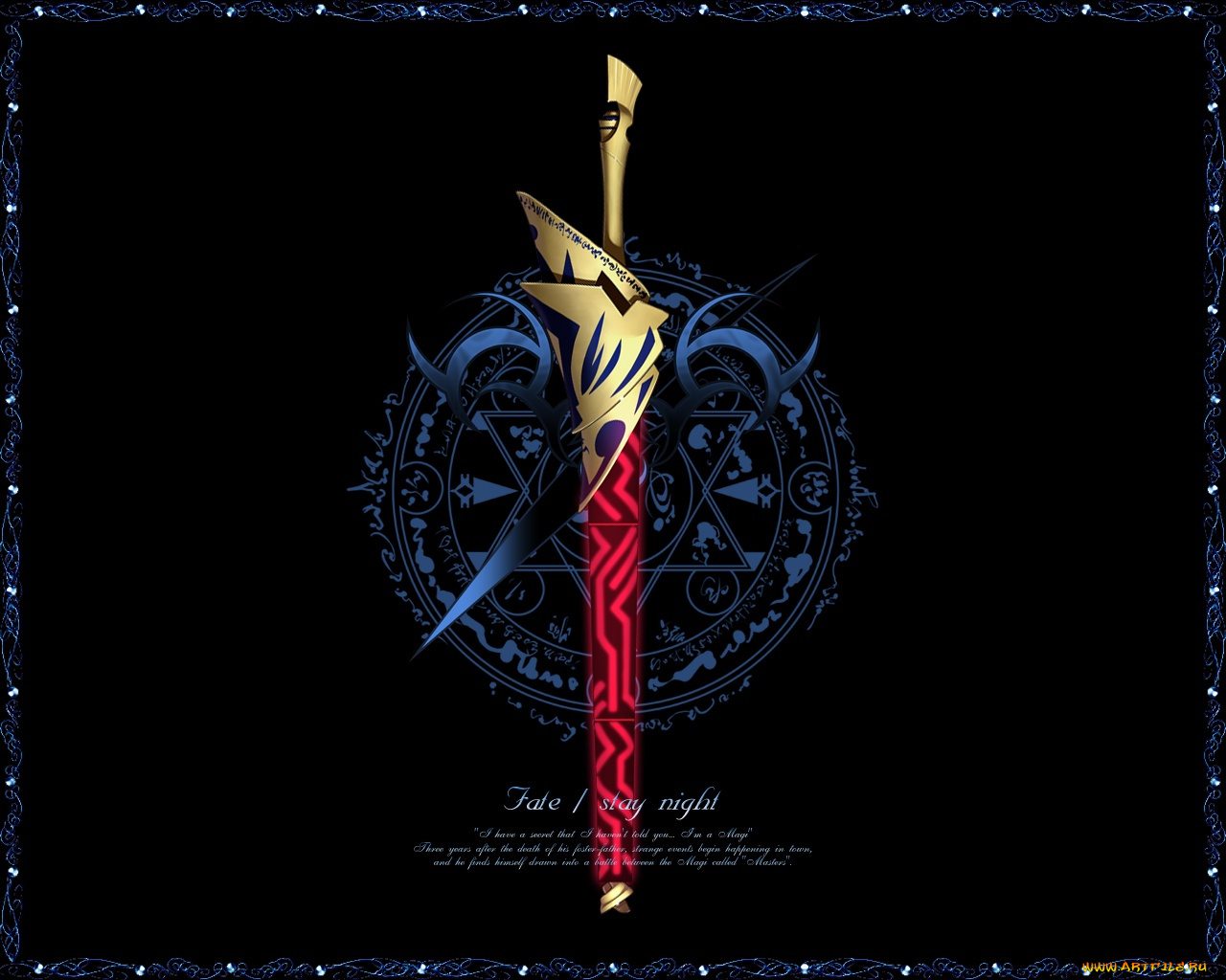 аниме, fate, stay, night