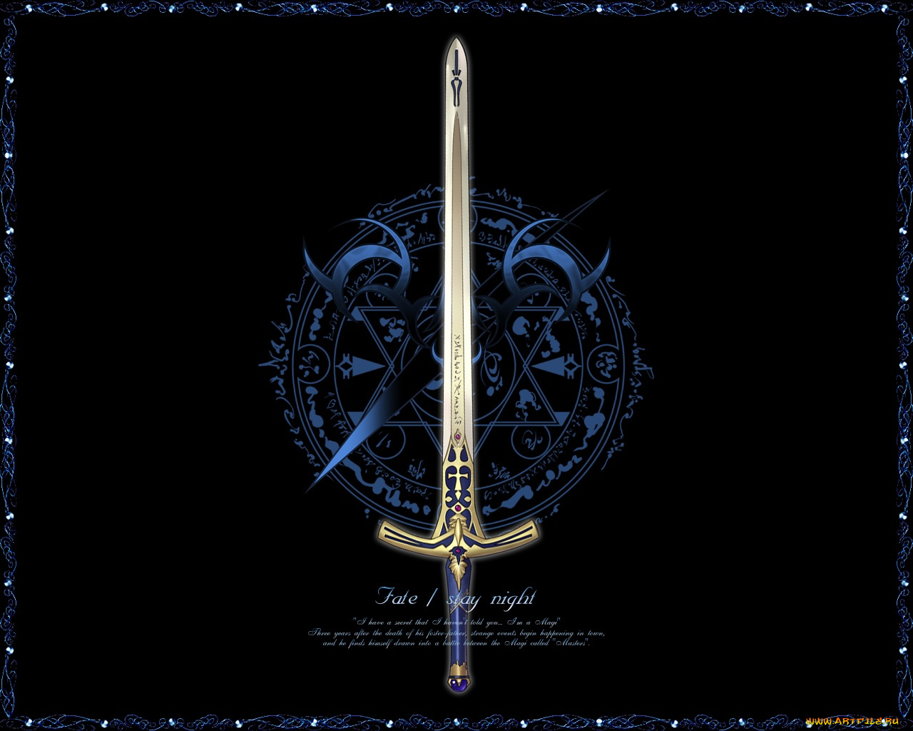 аниме, fate, stay, night