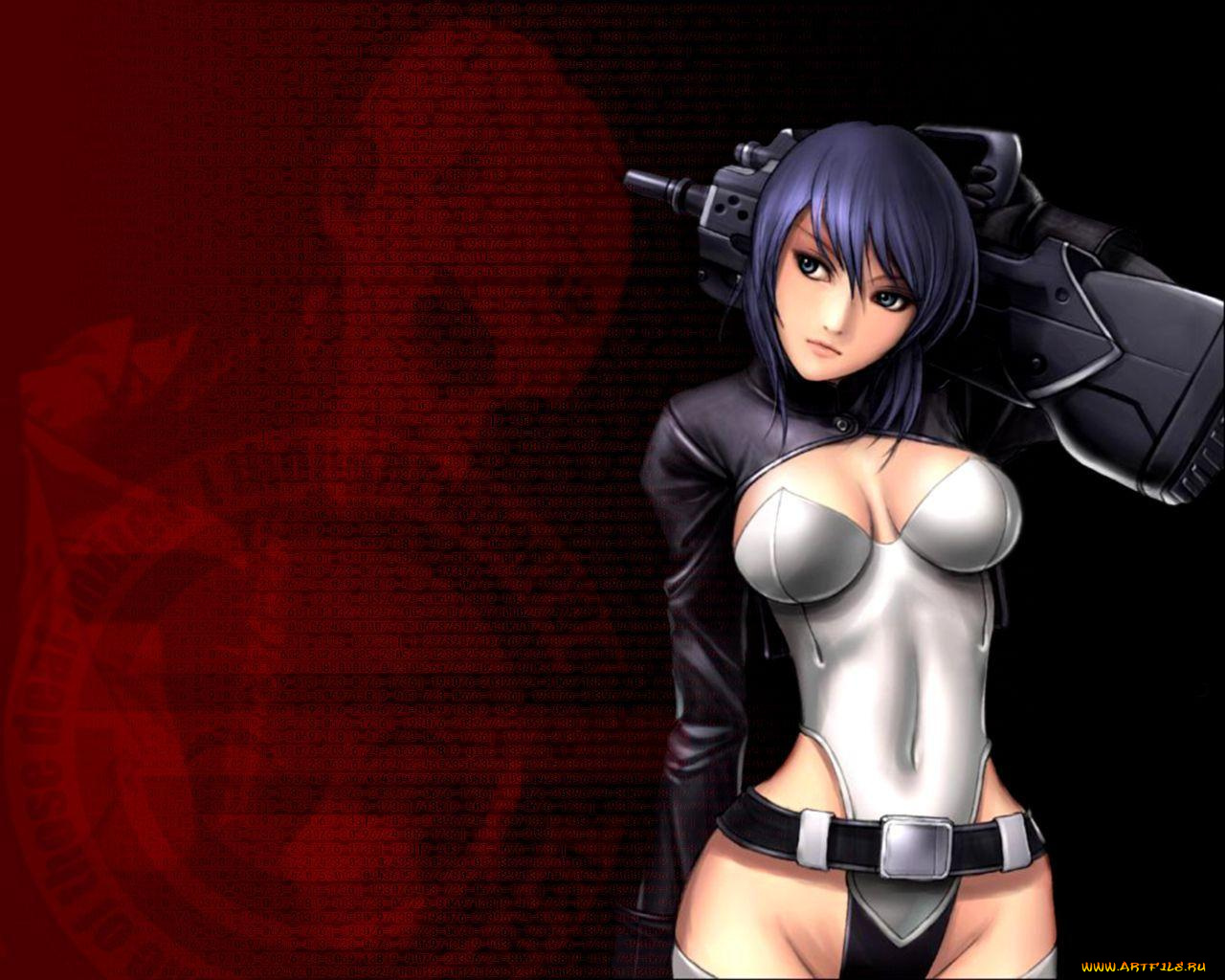 аниме, ghost, in, the, shell