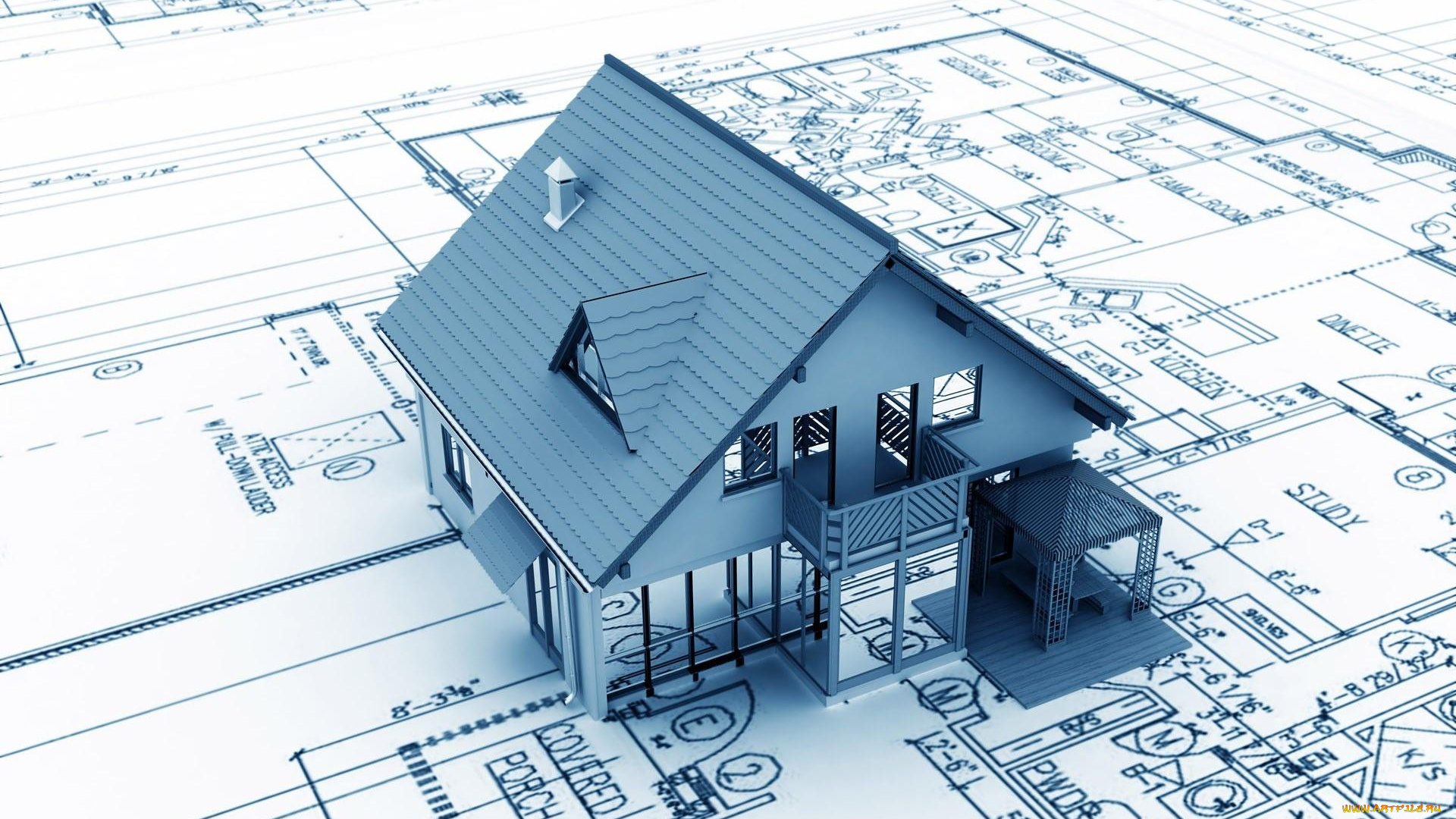 3д, графика, architecture, архитектура