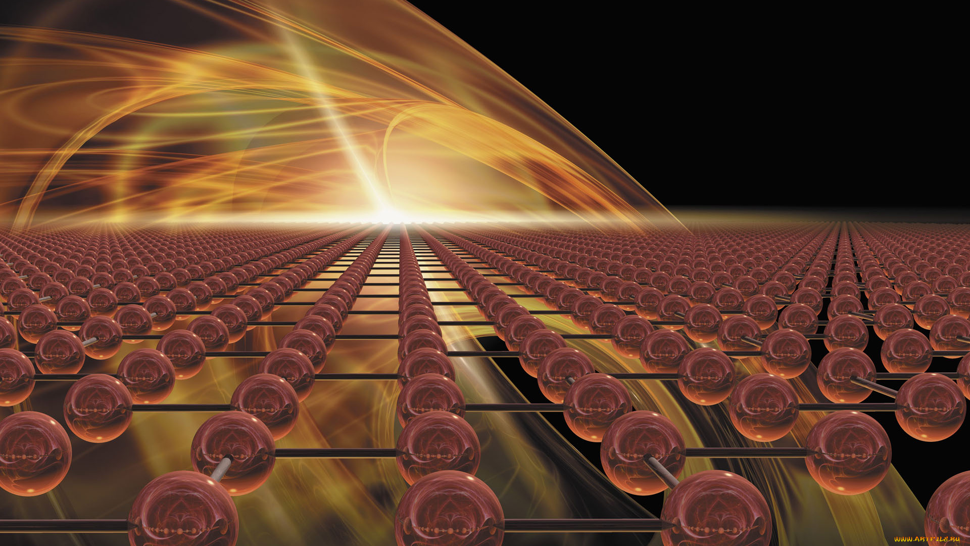 3д, графика, шары