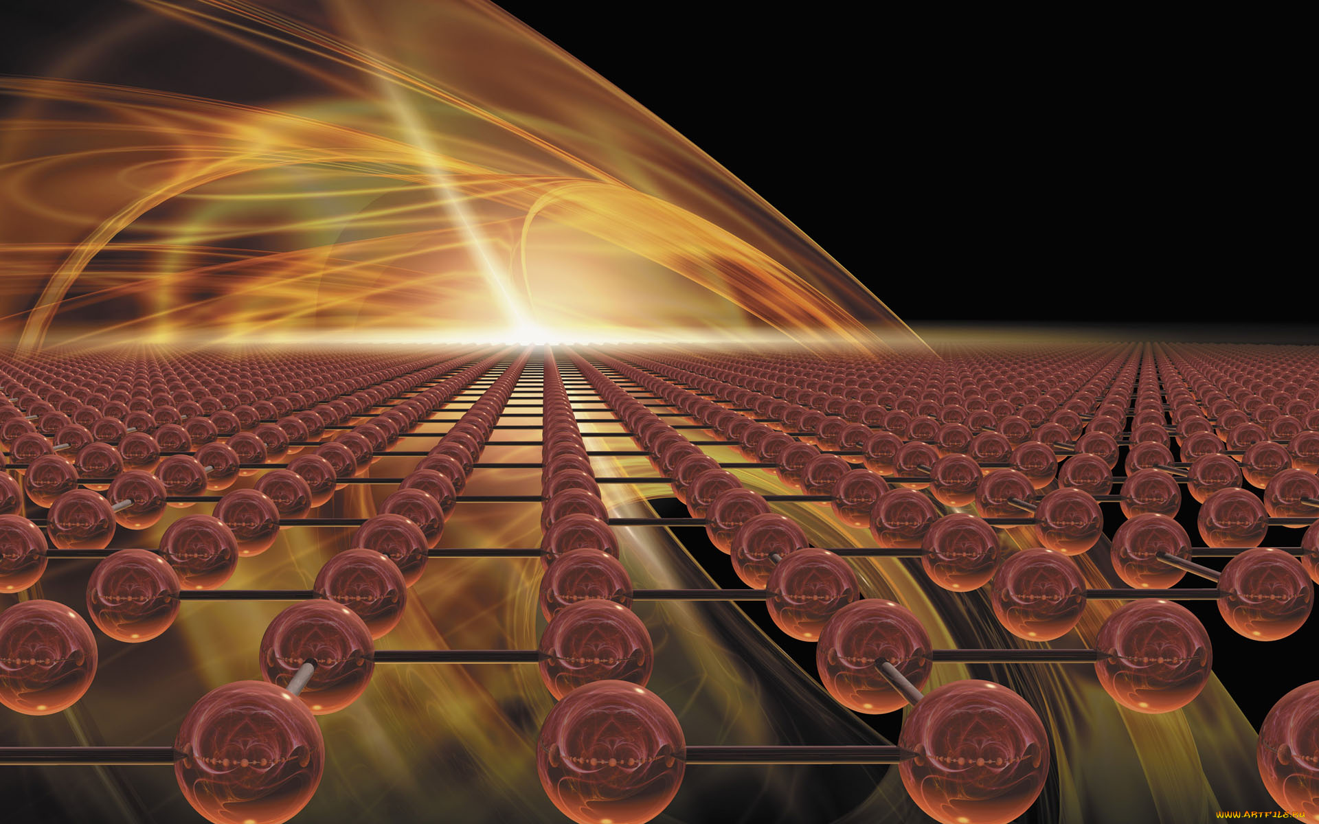 3д, графика, шары