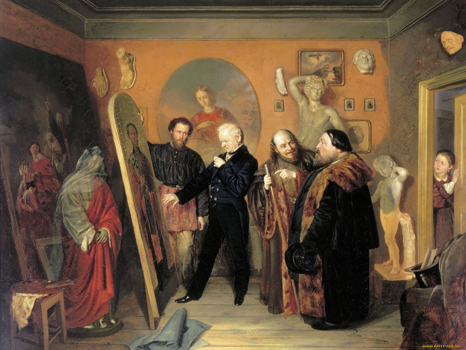 василий, пукирев, рисованные