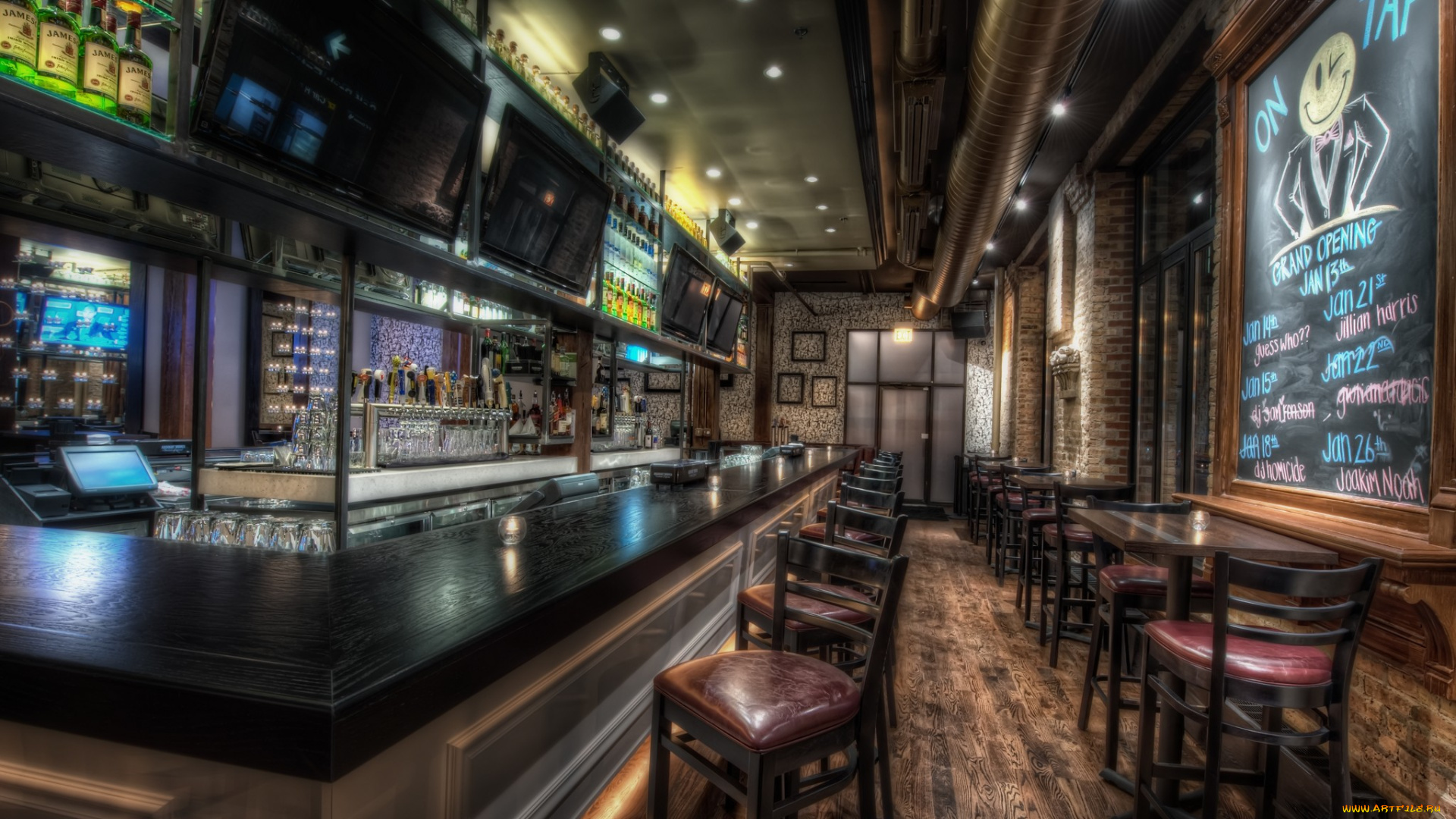 интерьер, кафе, рестораны, отели