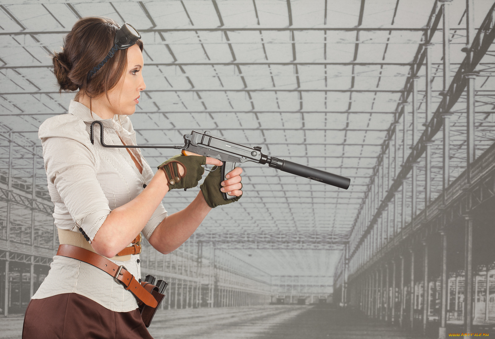 -Unsort, Девушки, с, оружием, девушки, unsort, оружием, оружия