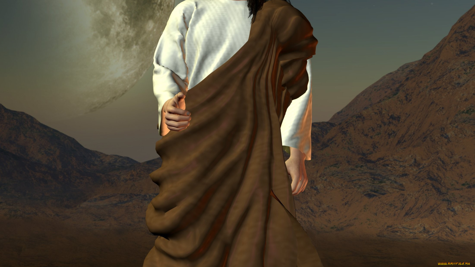 3д, графика, religion, религия, планета, горы