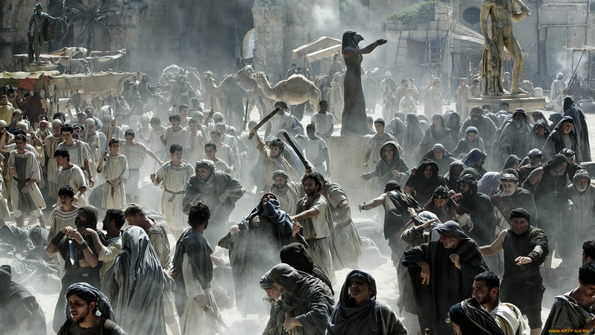 рисованные, живопись, христианство, э, гонение, христиан, в, никомидии, 300, год, н, вера, страдания, люди, римская, империя, рим