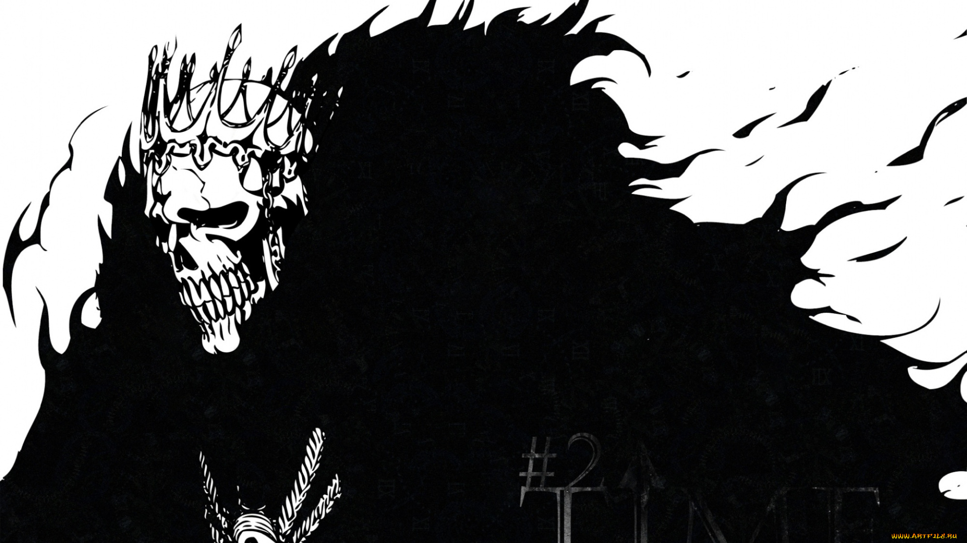 аниме, bleach, скилет, карона