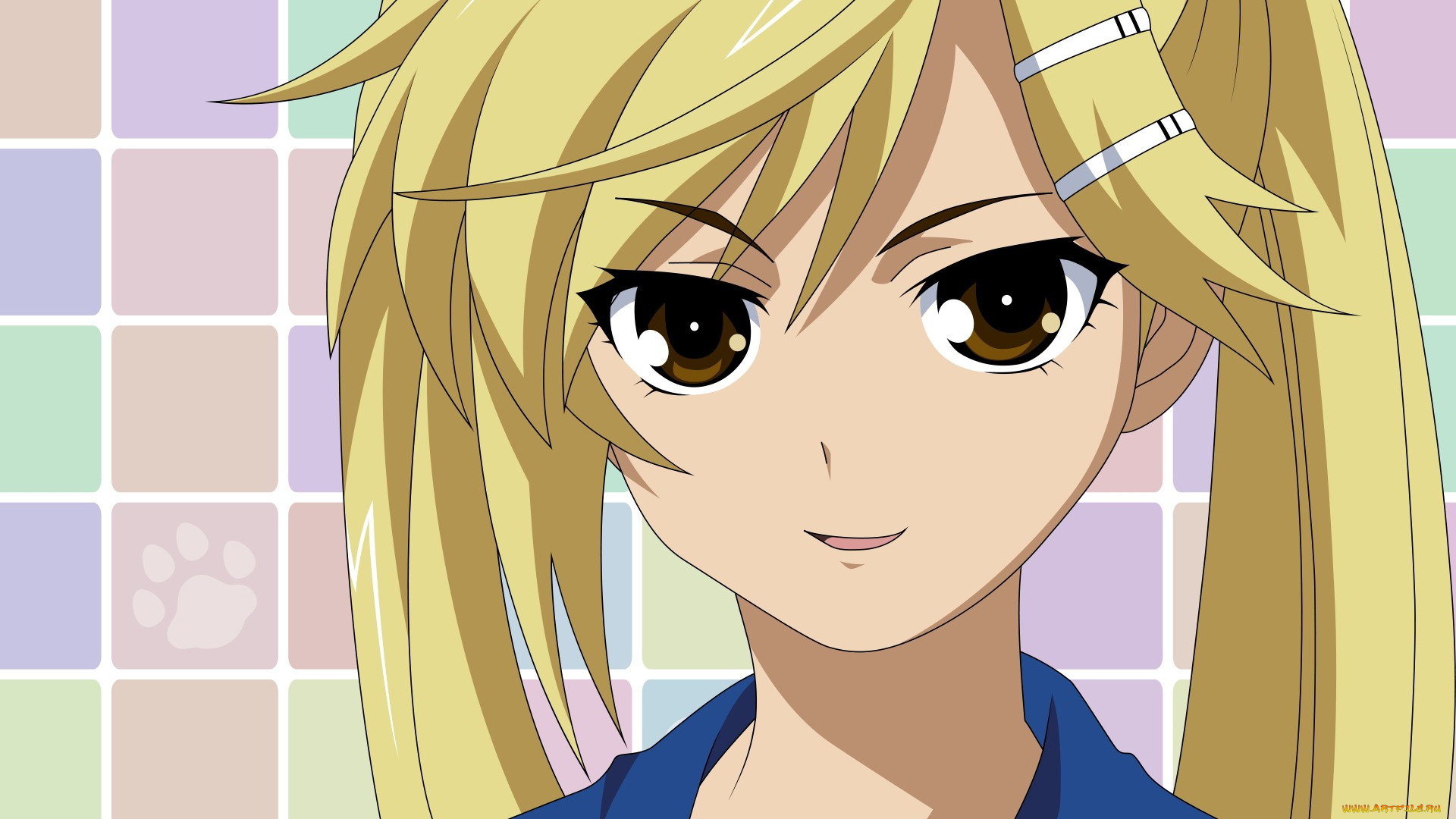 nyankoi, аниме, девушка, взгляд