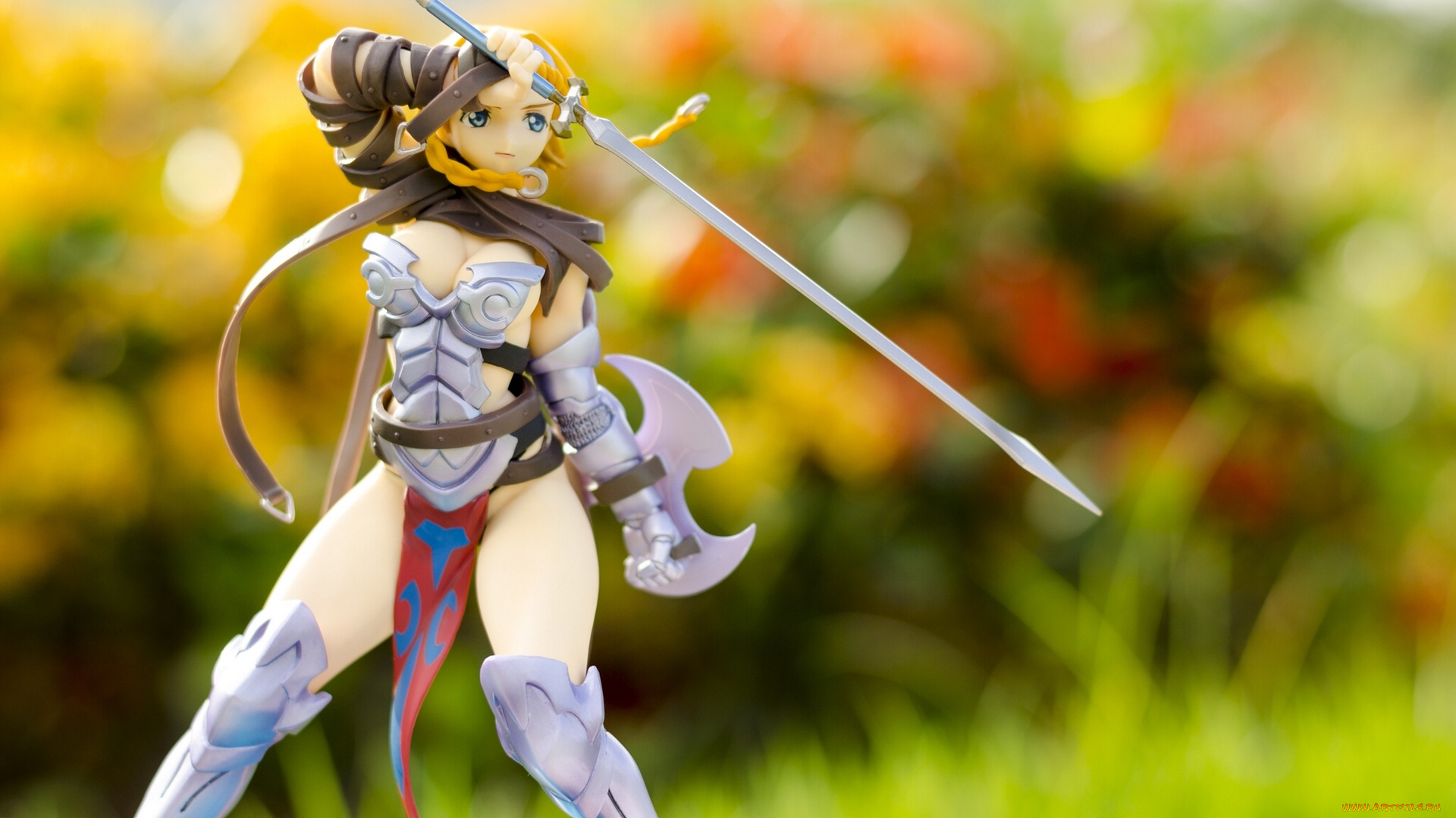 разное, игрушки, игрушка, воительница, меч, кукла