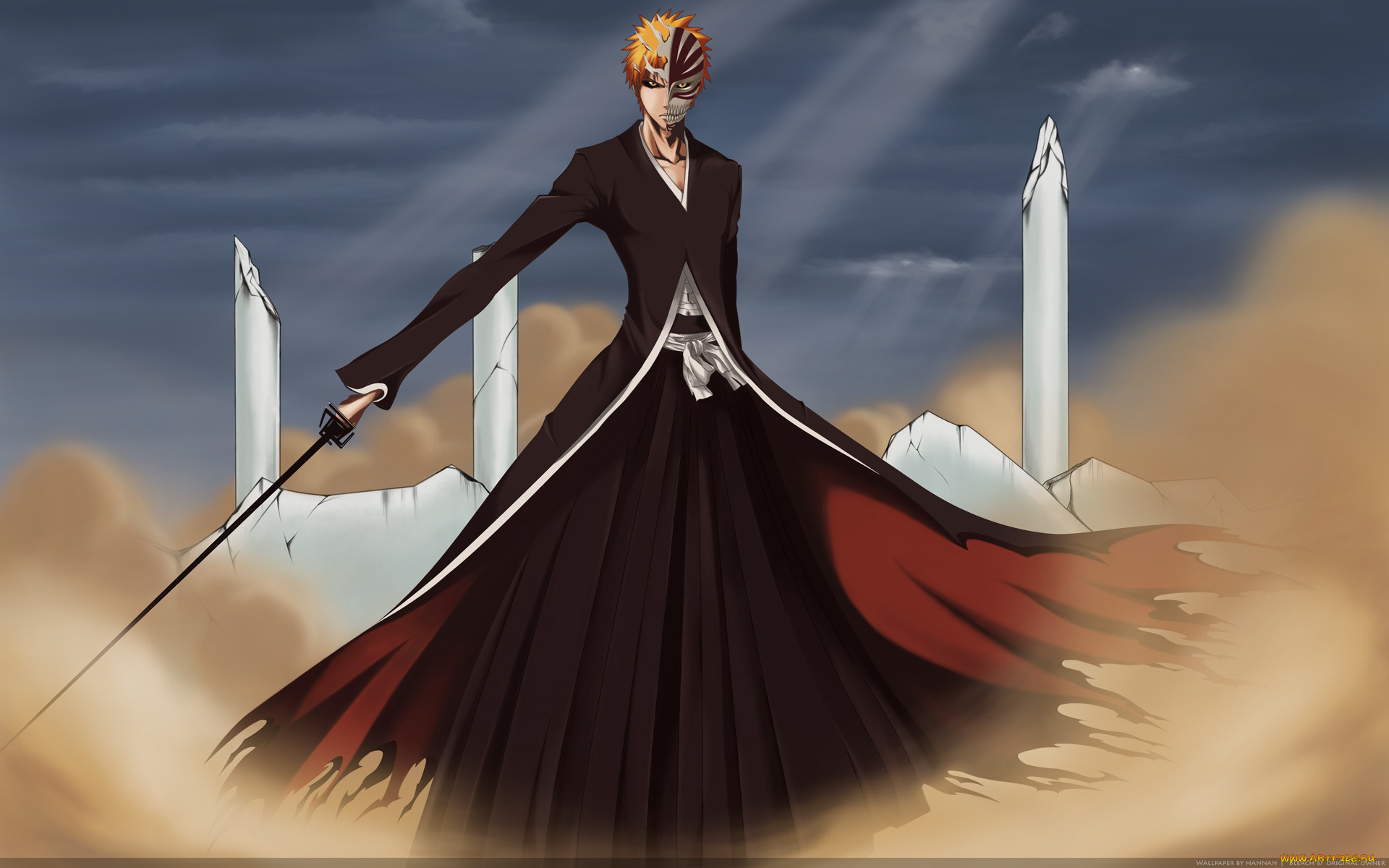 аниме, bleach, ичиго