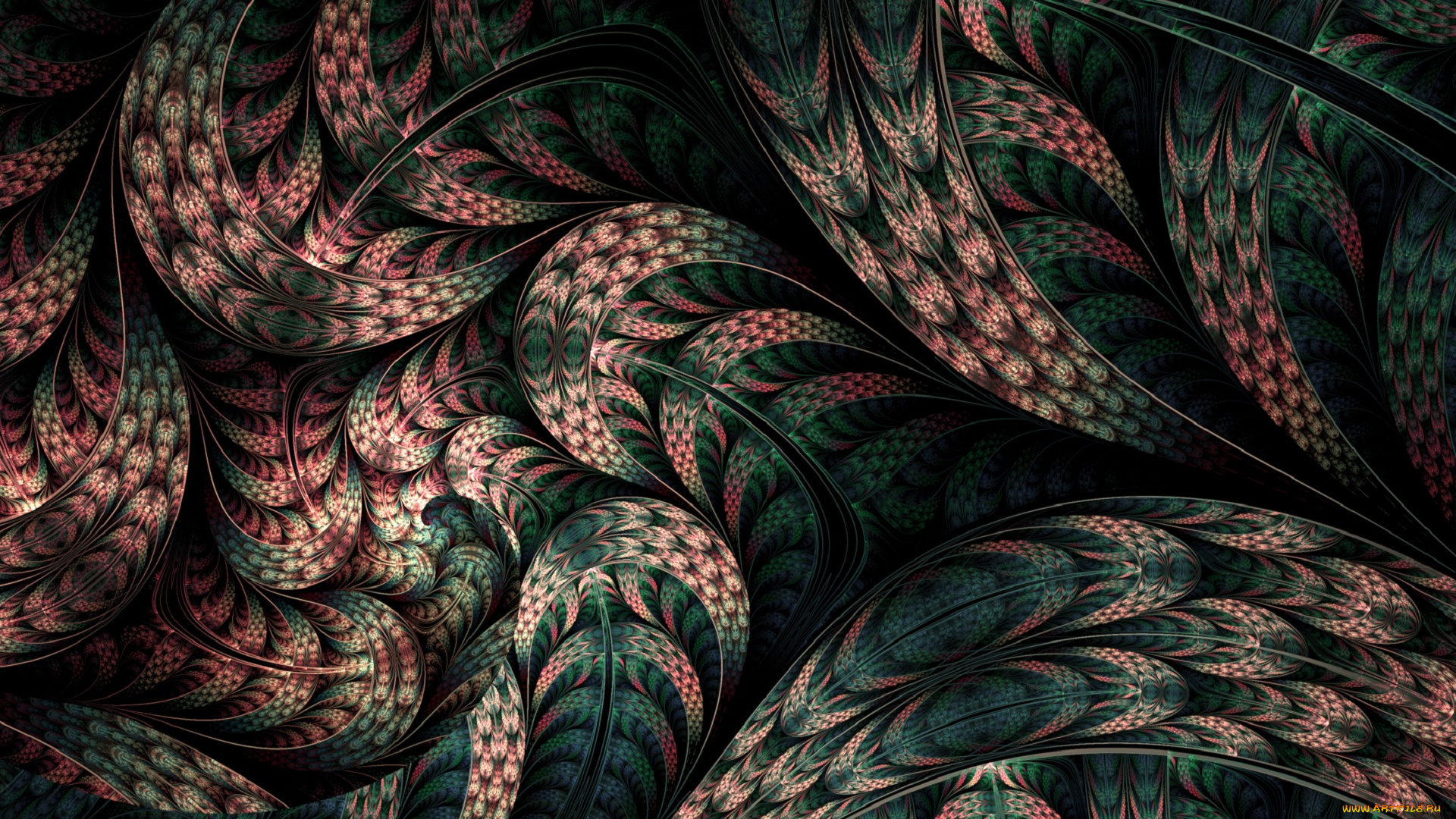 3д, графика, фракталы, , fractal, цвета, фон, узор