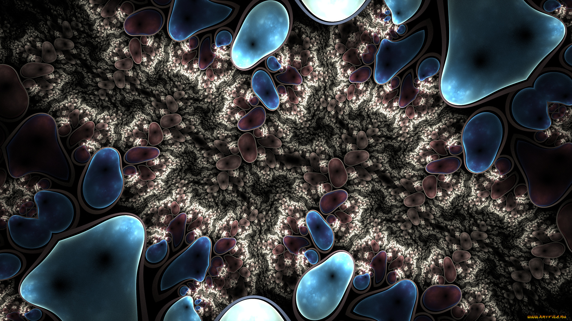 3д, графика, фракталы, , fractal, узор, фон, цвета