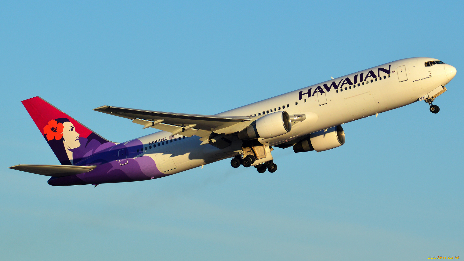 авиация, пассажирские, самолёты, авиалайнер, полет, небо