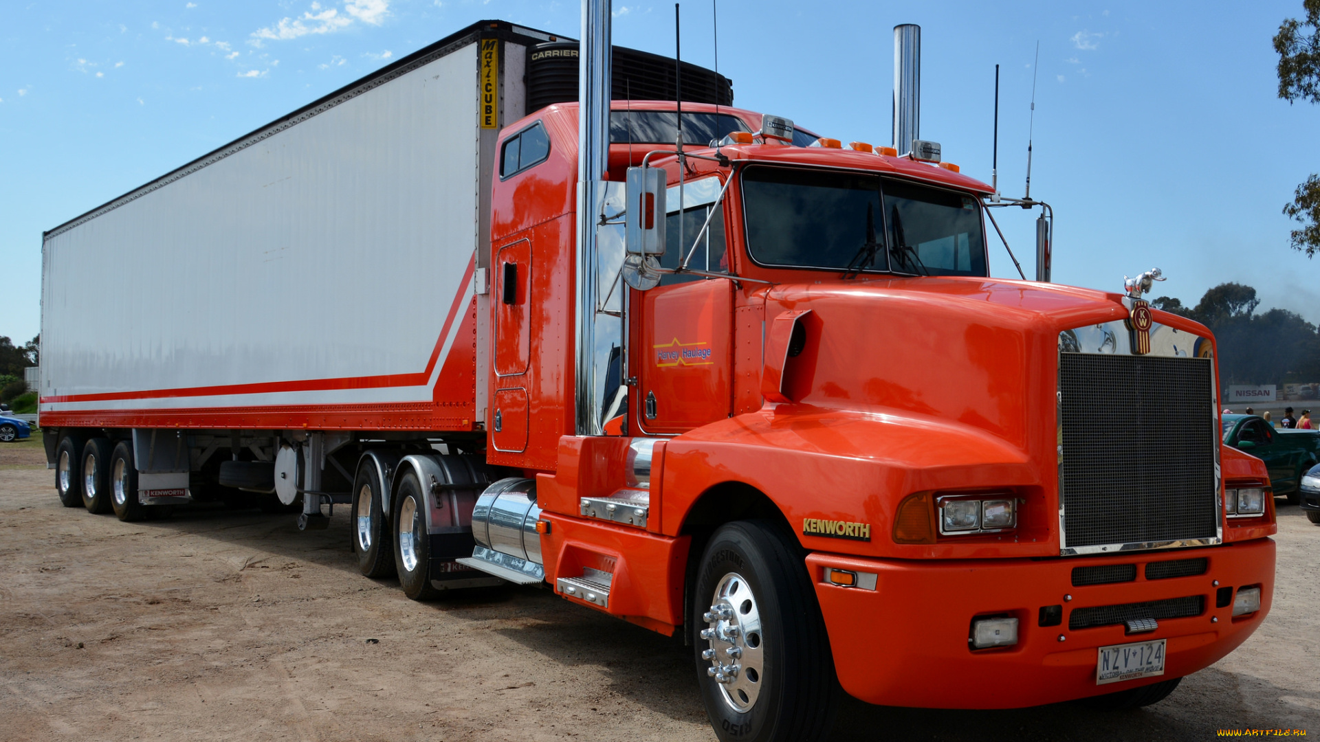 kenworth, автомобили, грузовик, тяжелый, тягач, седельный