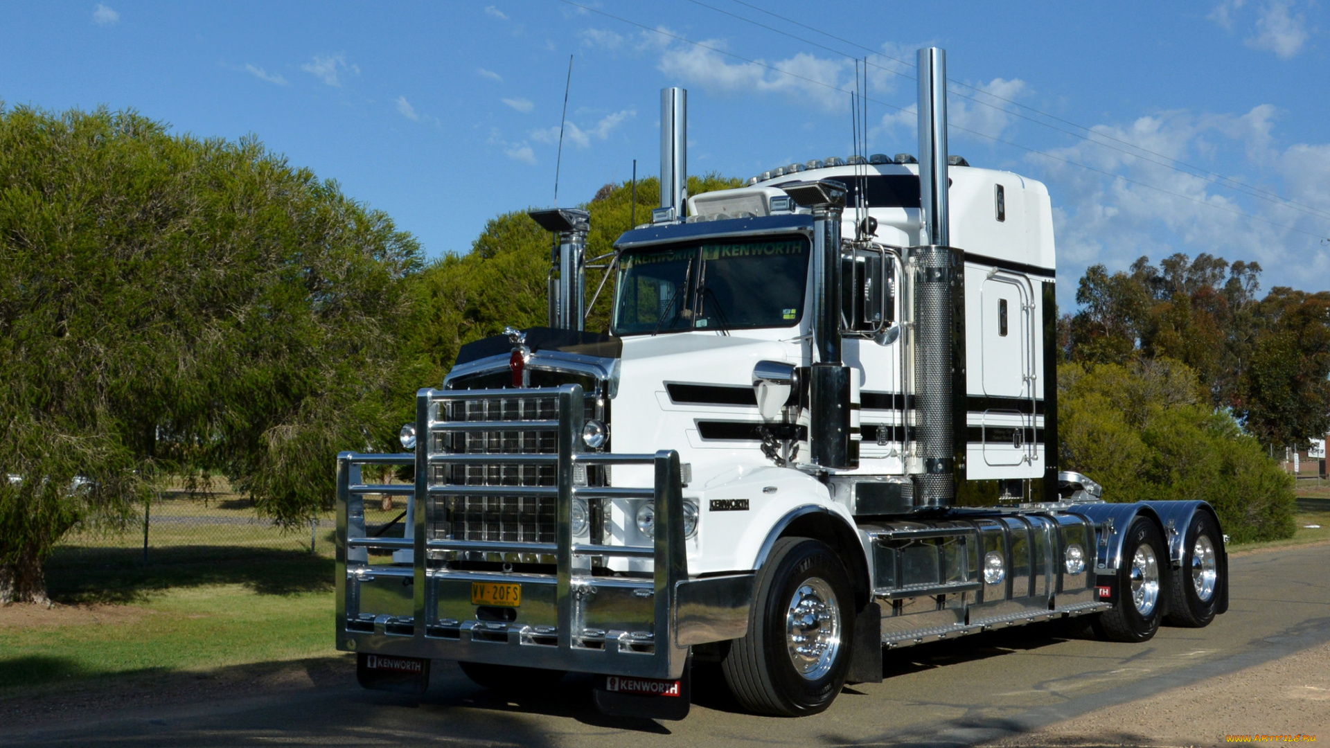 kenworth, автомобили, тягач, седельный, тяжелый, грузовик