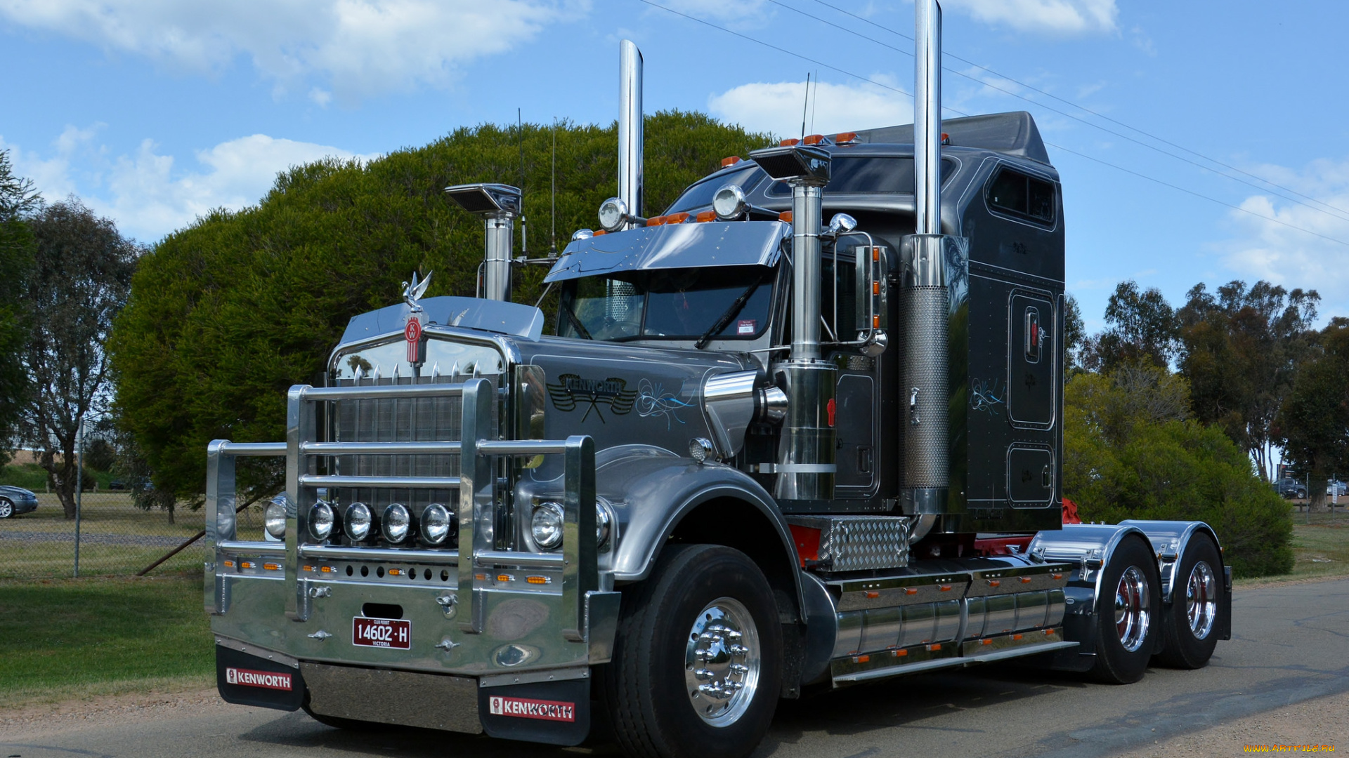 kenworth, автомобили, тягач, седельный, тяжелый, грузовик