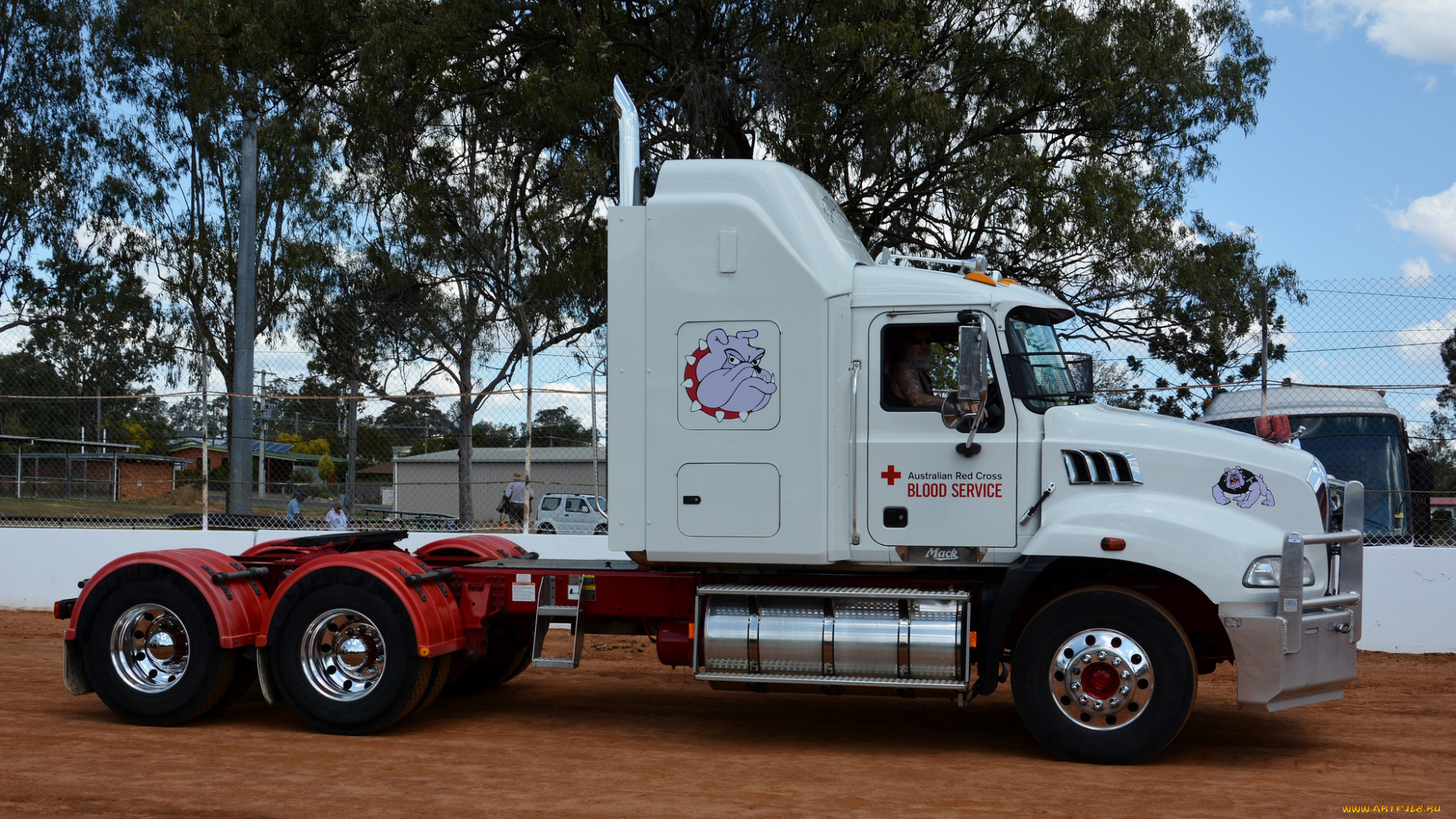 mack, автомобили, седельный, тяжелый, грузовик, тягач