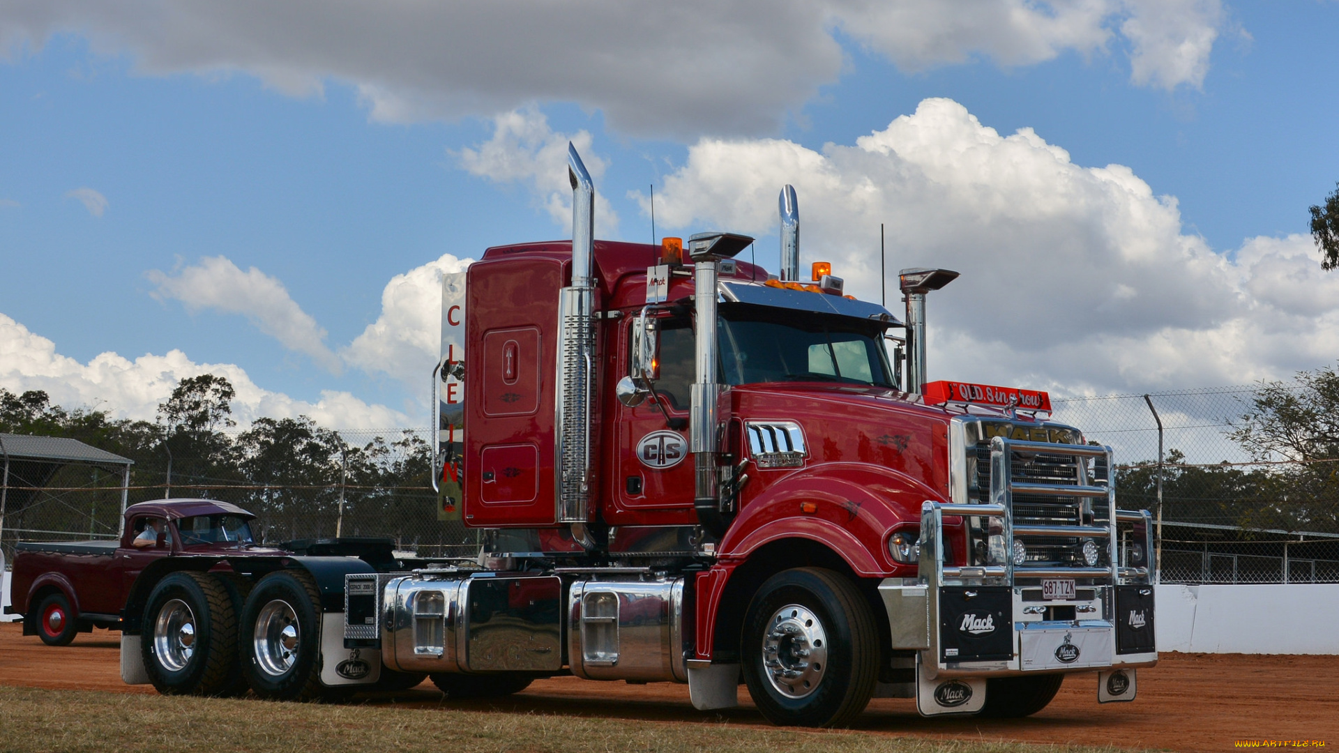 mack, автомобили, тягач, седельный, грузовик, тяжелый