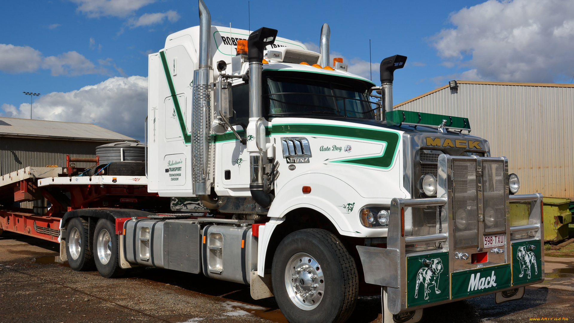 mack, автомобили, тяжелый, седельный, тягач, грузовик