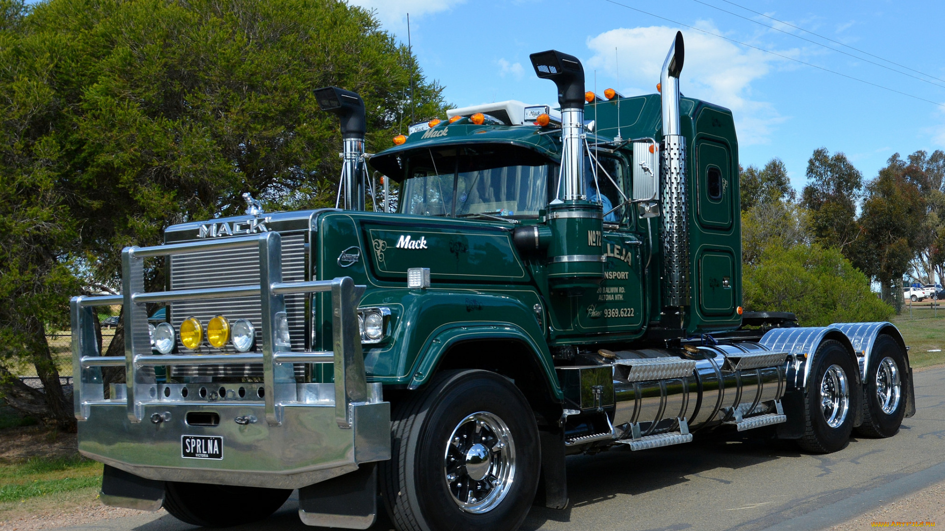 mack, superliner, автомобили, mack, седельный, грузовик, тяжелый, тягач