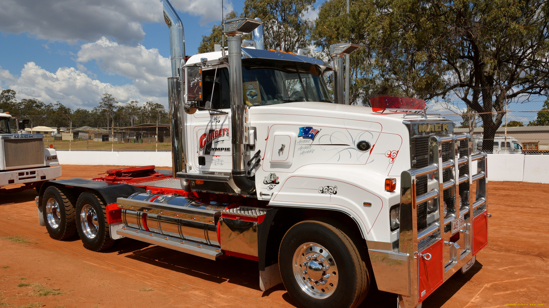 mack, titan, автомобили, mack, седельный, грузовик, тяжелый, тягач