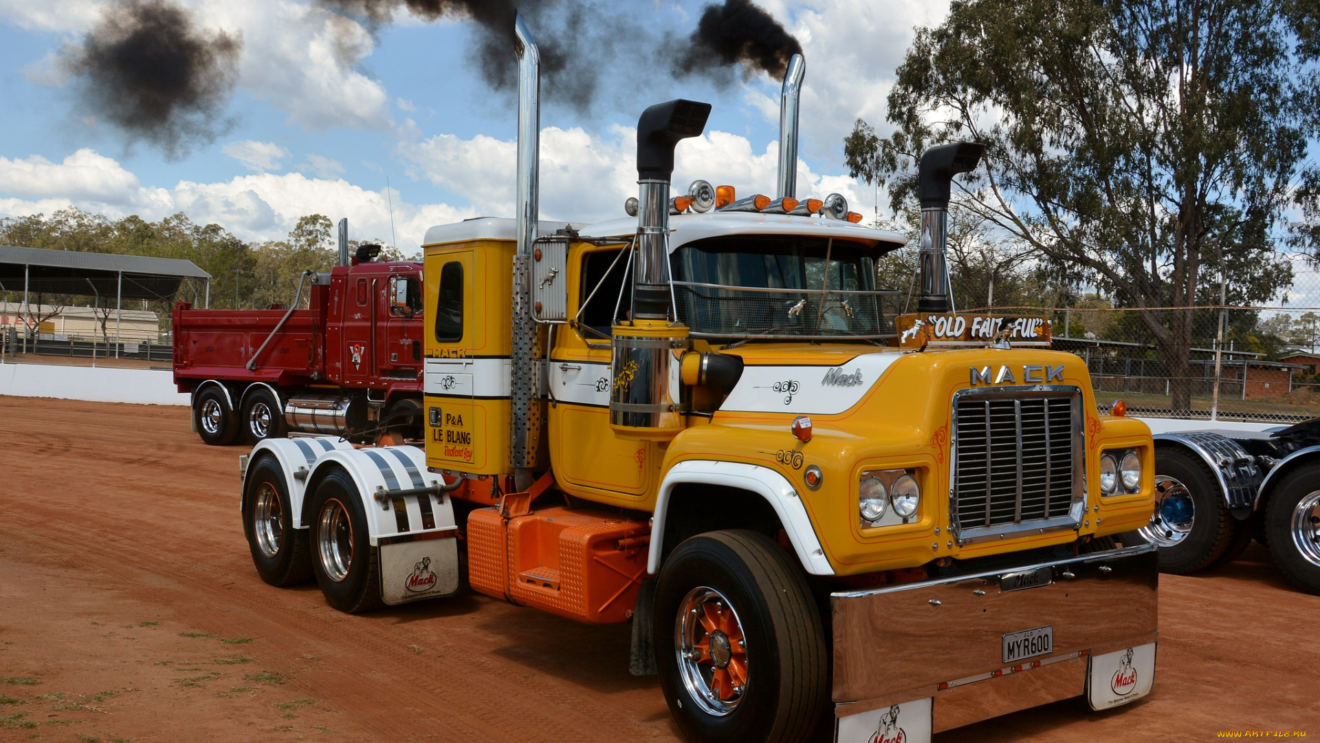 r600, mack, автомобили, mack, тягач, седельный, тяжелый, грузовик