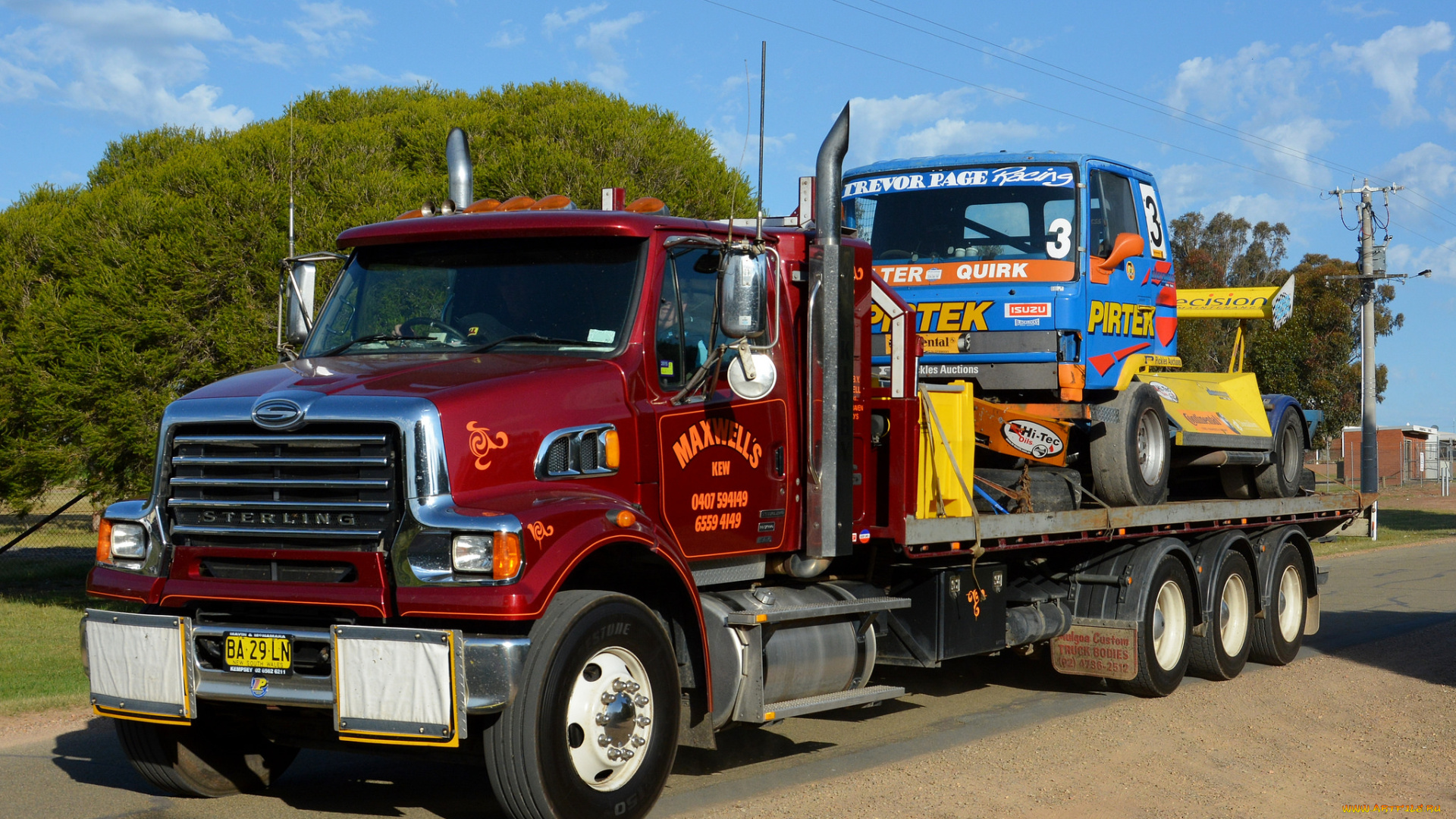 sterling, автомобили, тягач, седельный, грузовик, тяжелый