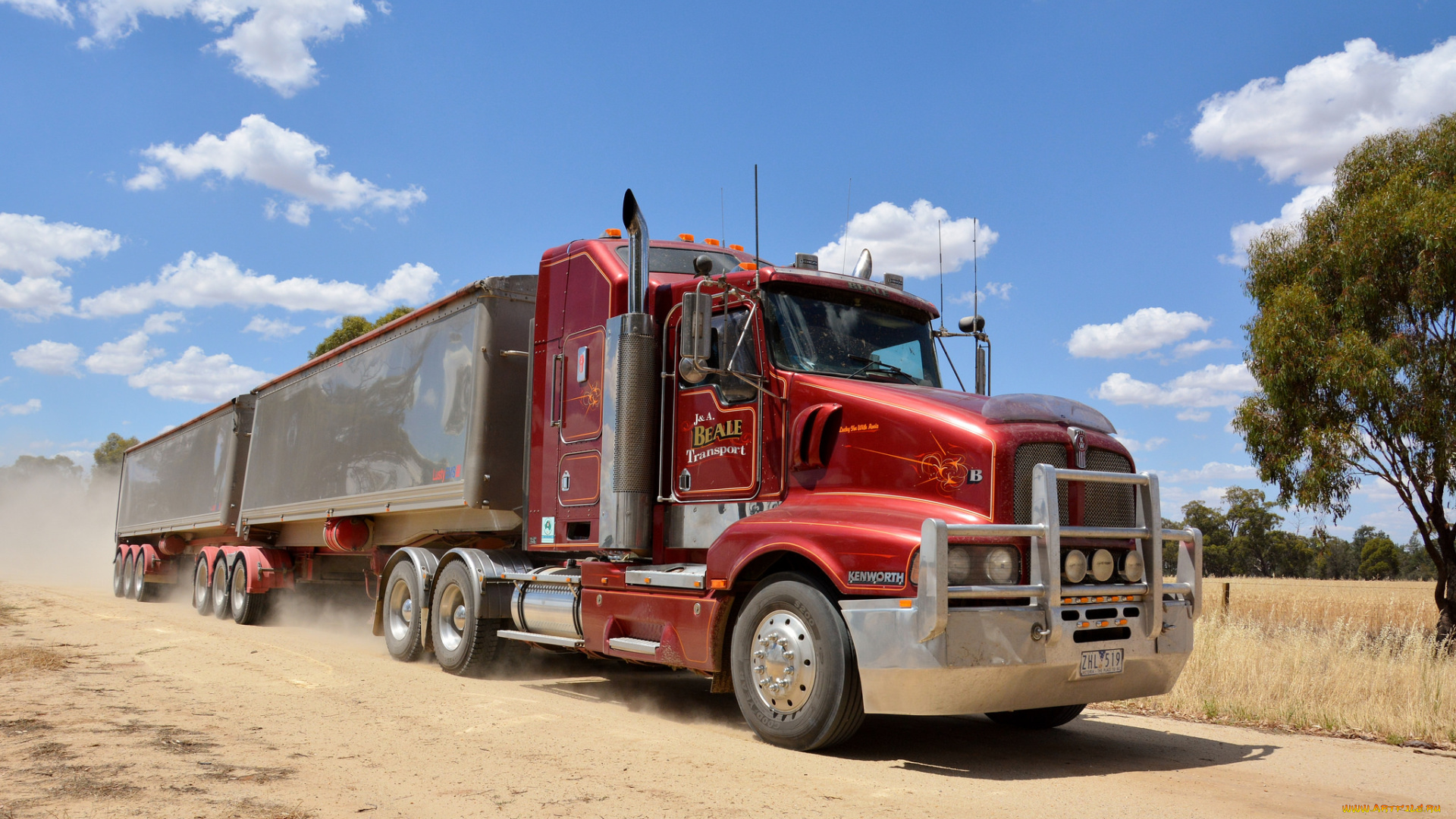 t604, kenworth, автомобили, kenworth, тяжелый, грузовик, седельный, тягач