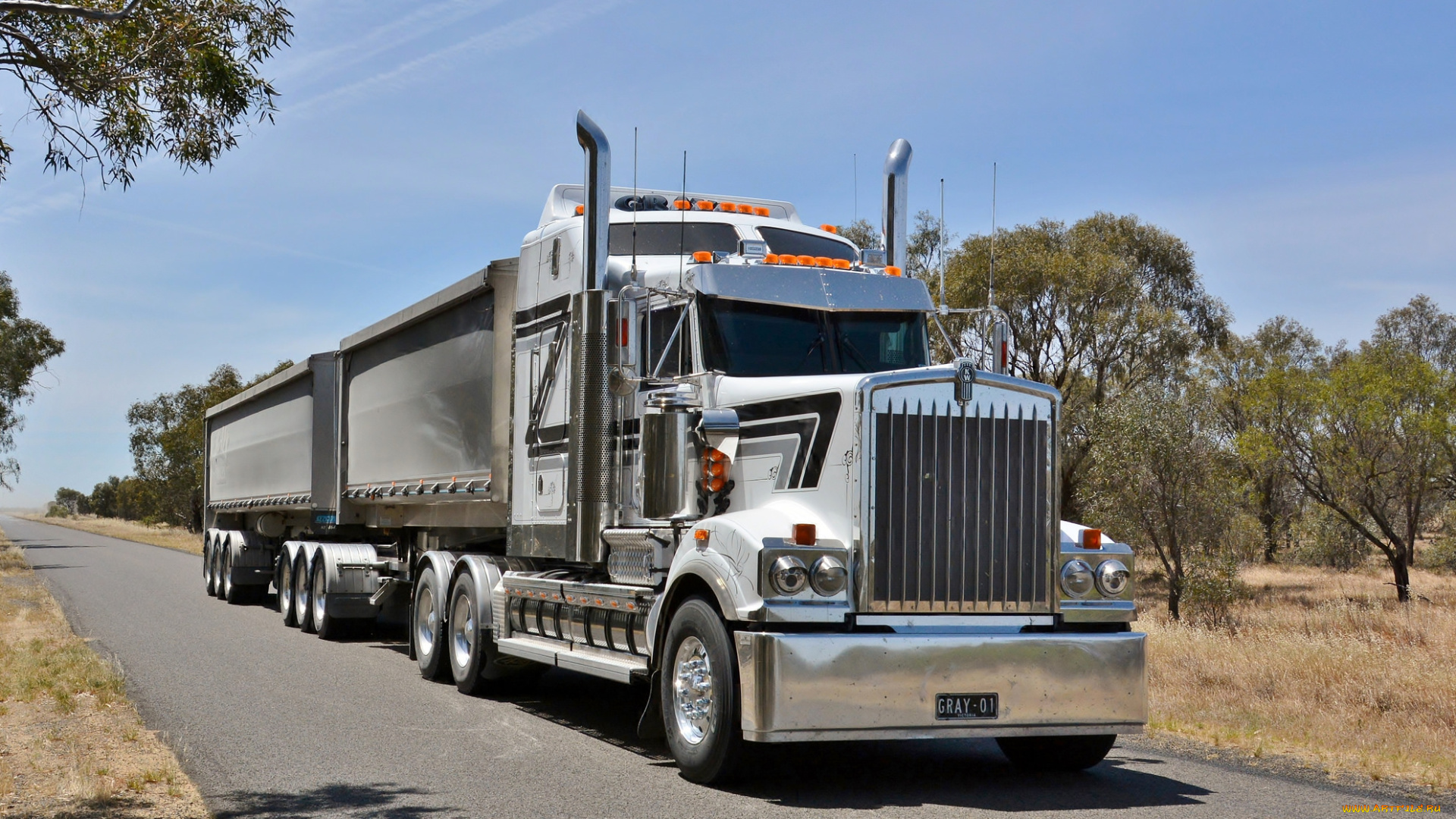 t909, kenworth, автомобили, kenworth, седельный, грузовик, тяжелый, тягач