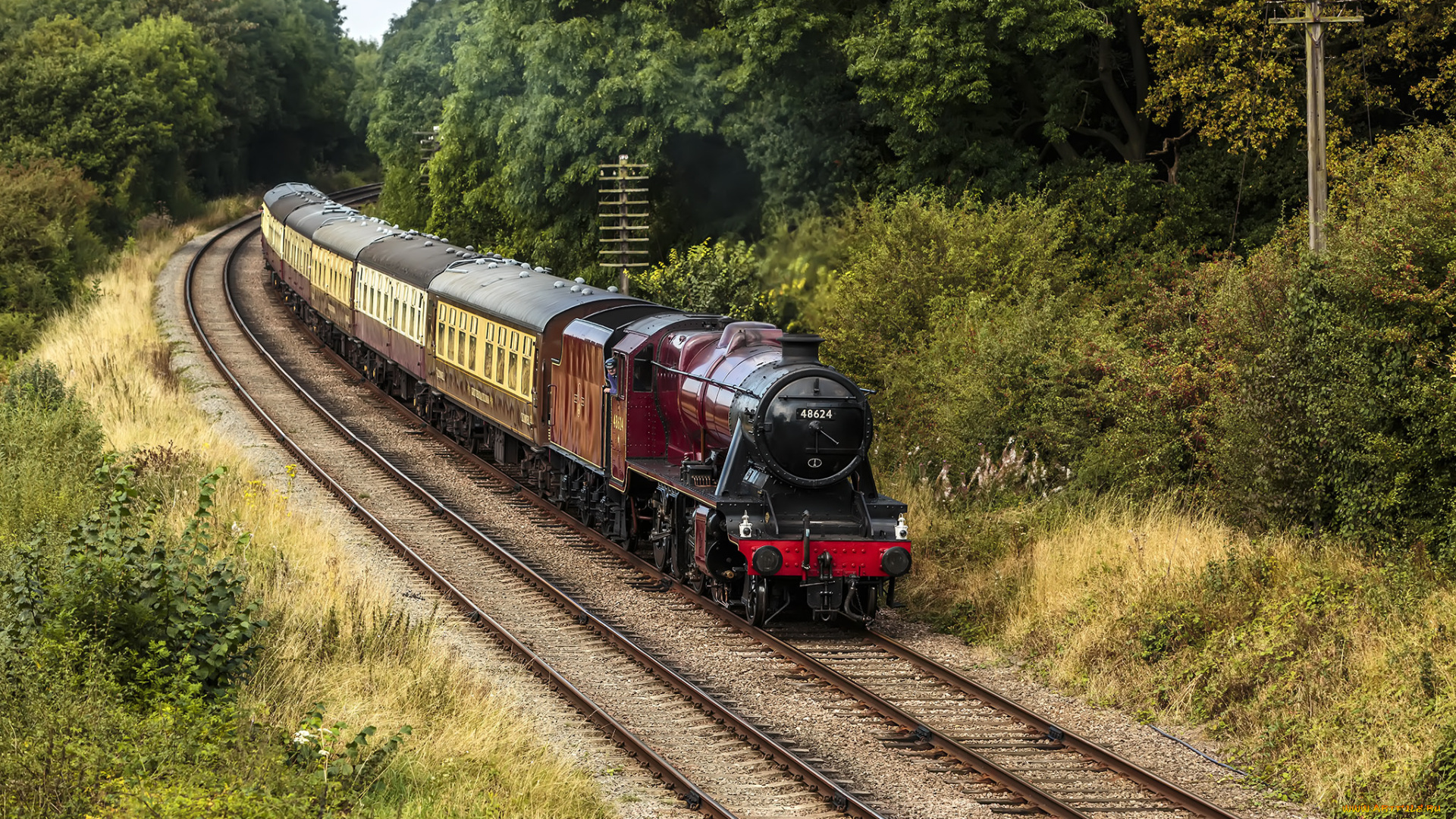 техника, паровозы, дорога, железная, паровоз