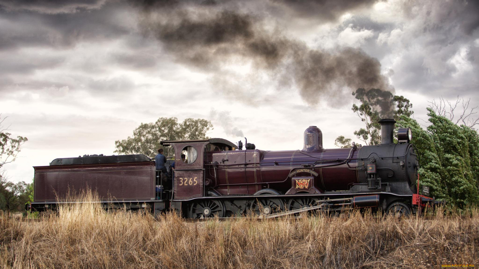 техника, паровозы, дорога, железная, паровоз